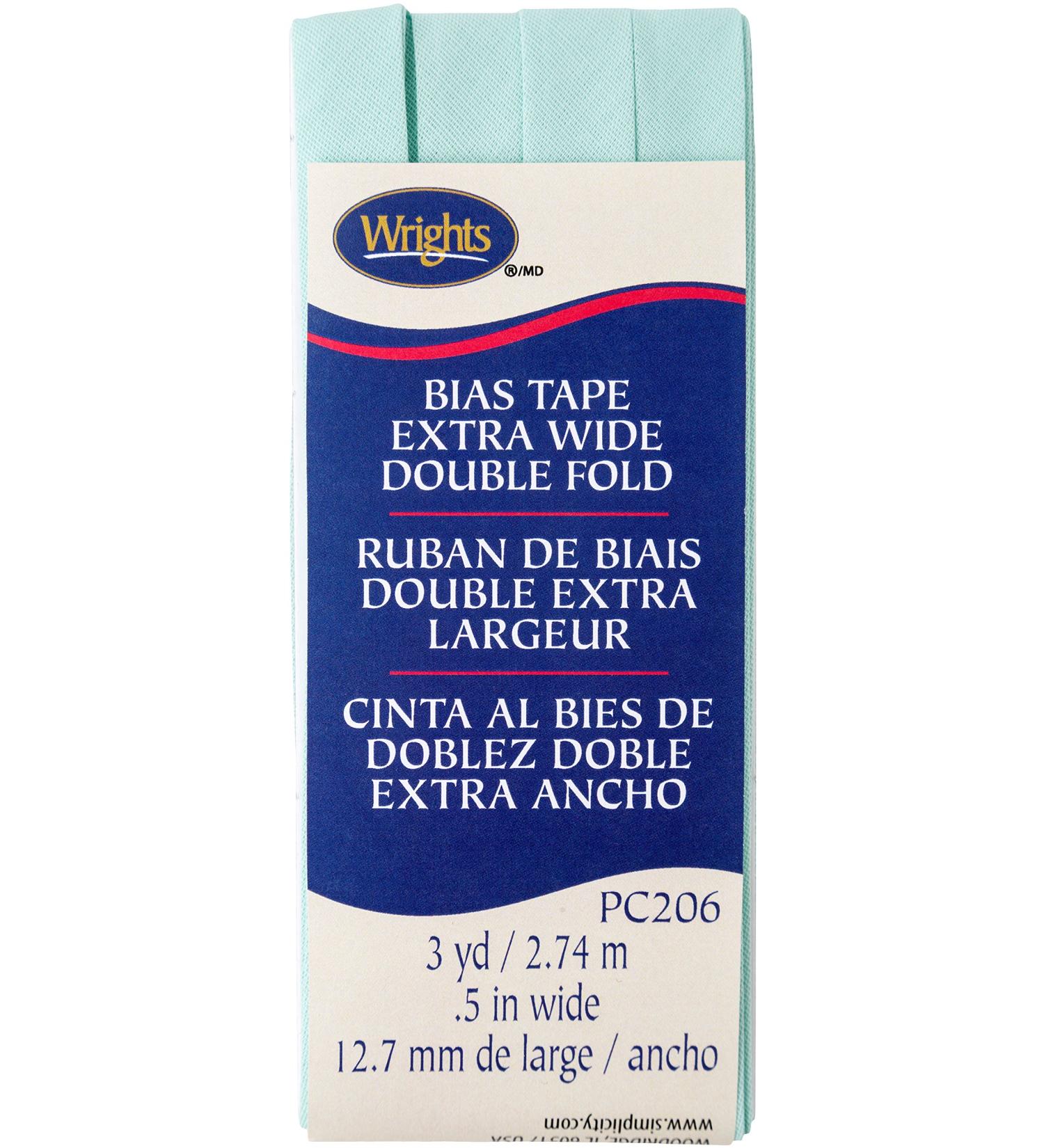 Wrights Cool Cucumber Double Fold Bias Tape 1/2 X3yd