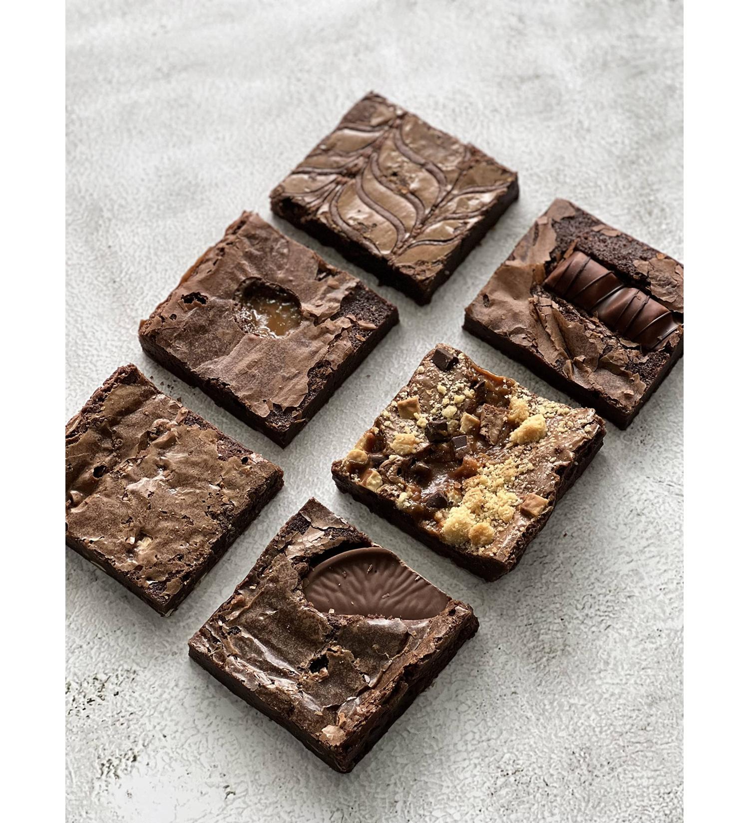 Northern Brownies - Classic Mixed Box of 6 Brownies - Flavours Include Salted Caramel Chocolate Orange Original and 3 More! - Buy Online on GoSupps.com