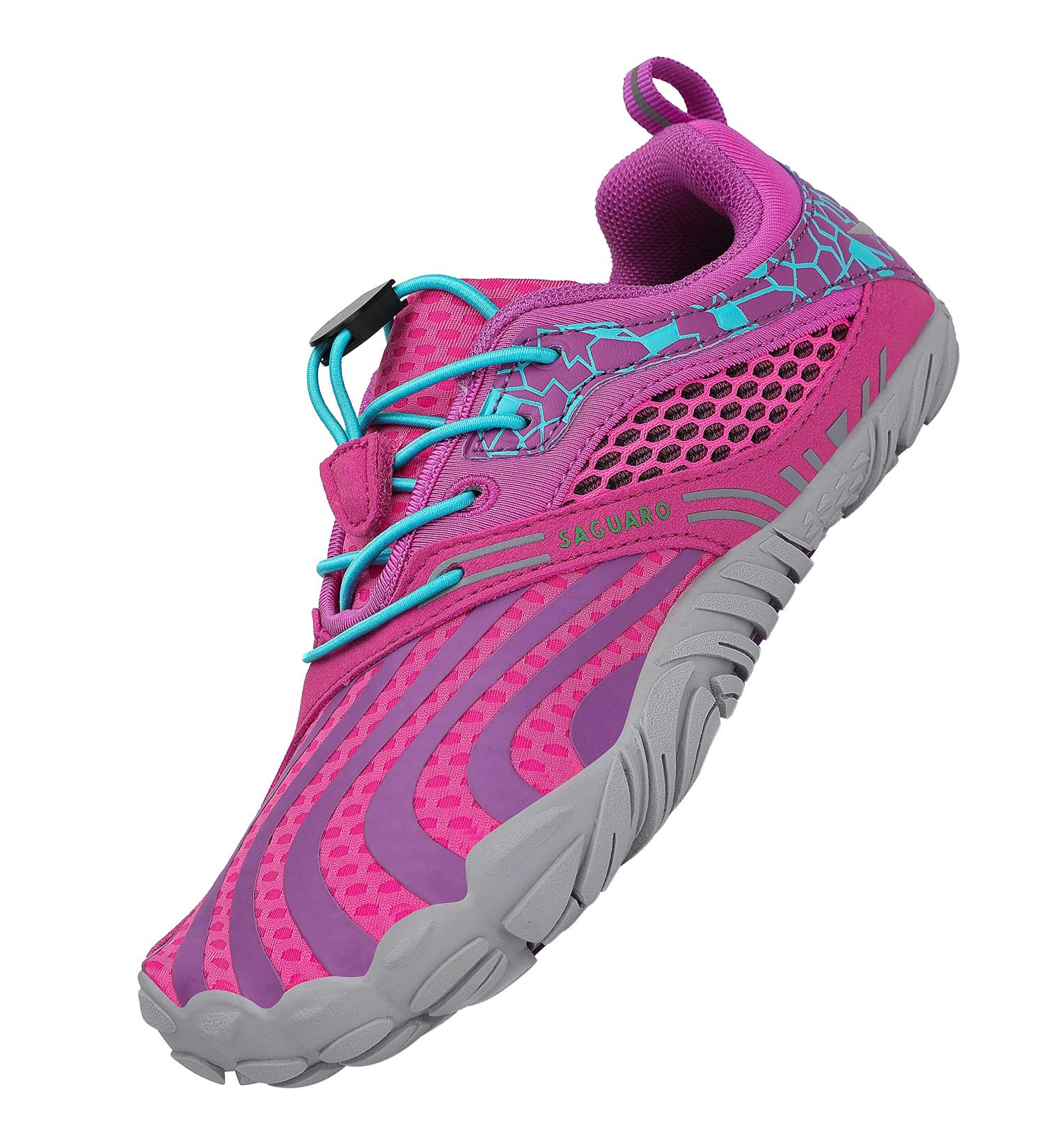 SAGUARO Boys Girls Barefoot Shoes - Breathable Bathing Shoes for Children Size 24-36 EU Pink | International Shipping Available - Buy Online on GoSupps.com