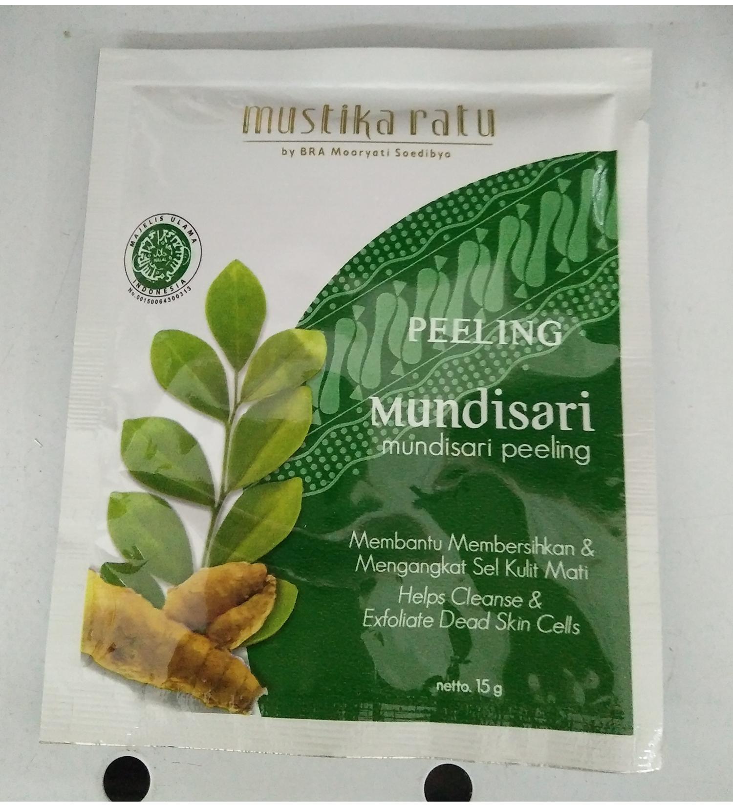 Mustika Ratu Mundisari Peeling 15 Gram (Pack of 10)