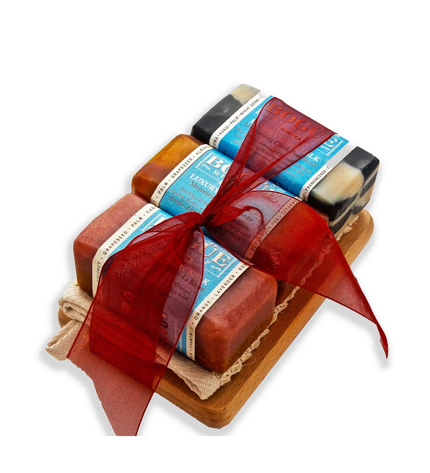 Buy Goat Milk Soap Gift Set | 3 Bar Moisturizing Soap - BOGUE No.9 & No.21 Blends | International Shipping - Buy Online on GoSupps.com
