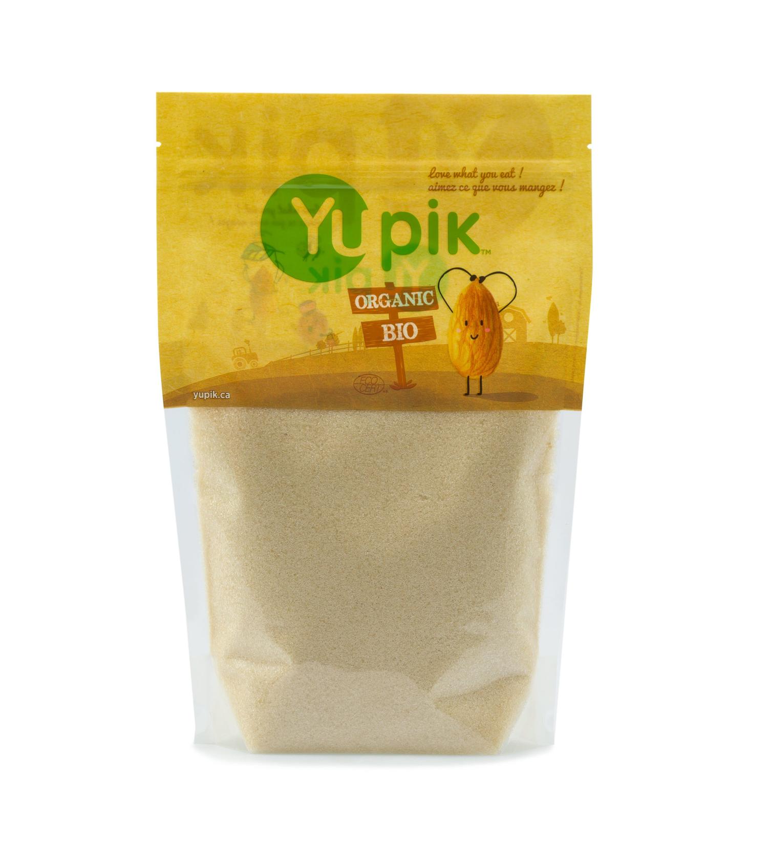 Yupik Organic Cane Sugar 2.2 lb - Non-GMO, Vegan, Gluten-Free - Buy Online on GoSupps.com