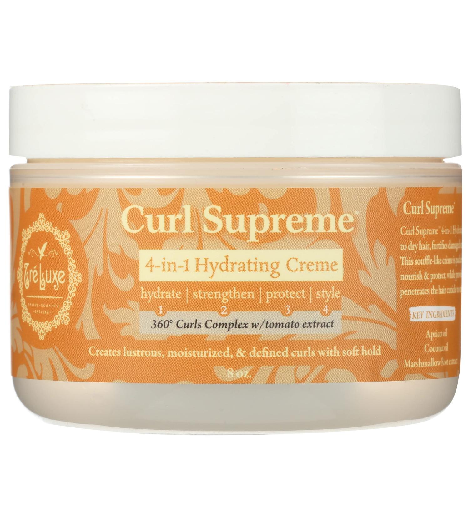 TRELUXE Curl Supreme Styling Creme 8 OZ - Define & Enhance Curls - Buy Online on GoSupps.com