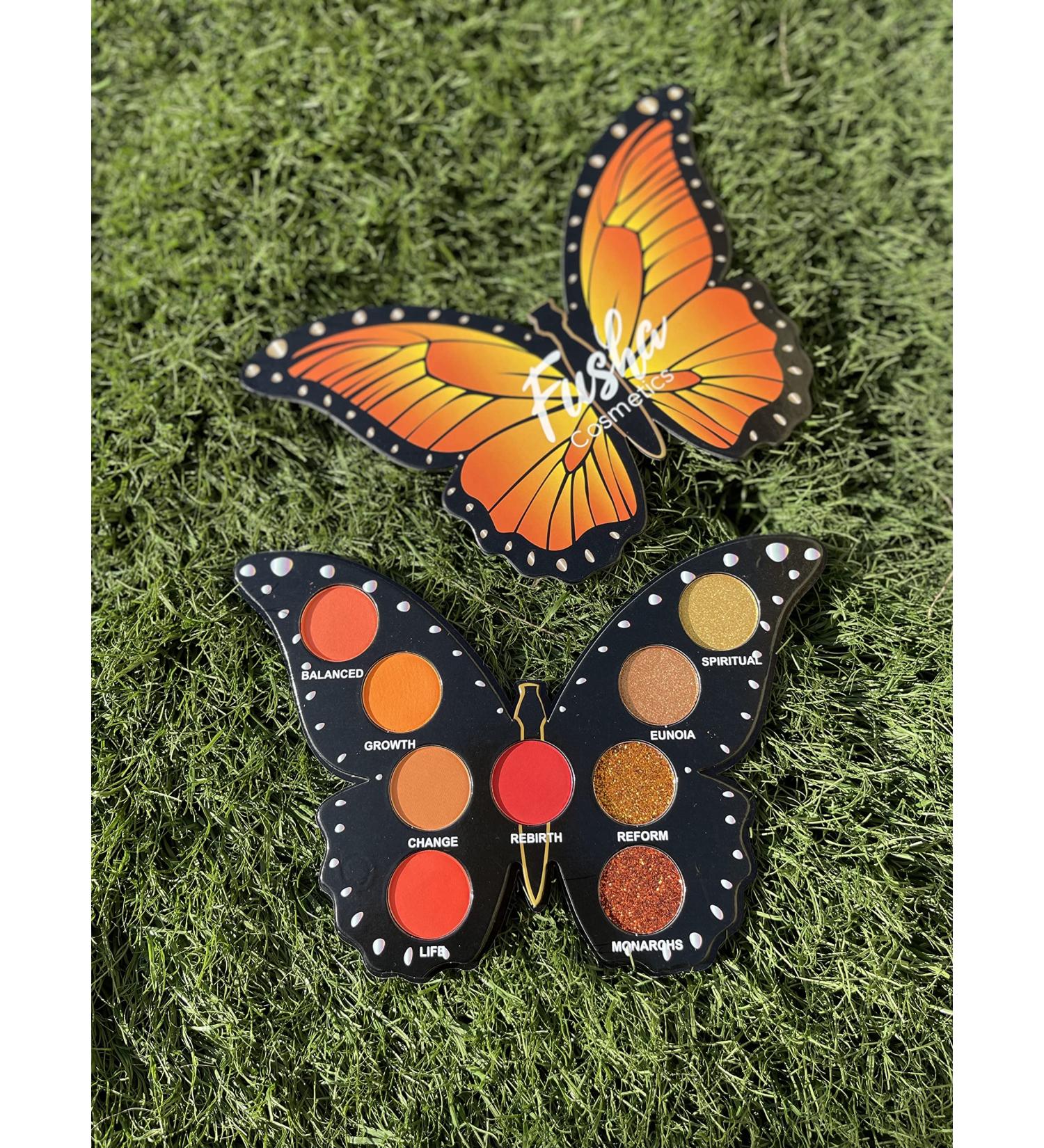 Fusha Monarch Butterfly Eyeshadow Palette - Vibrant Pigments for Stunning Eye Looks - Buy Online on GoSupps.com