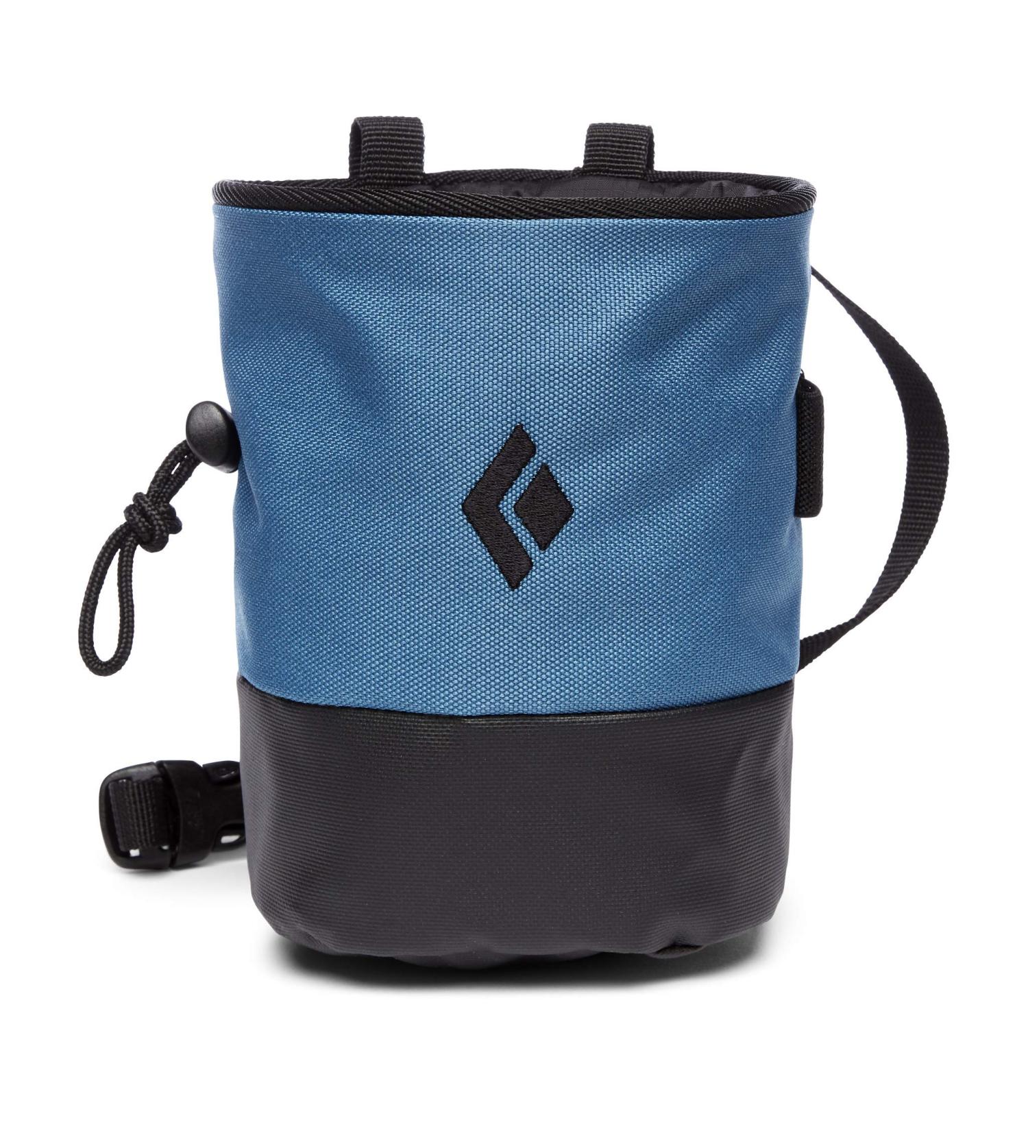 Black Diamond Unisex Mojo Zip Rock Climbing Chalk Bag Medium/Large Astral Blue