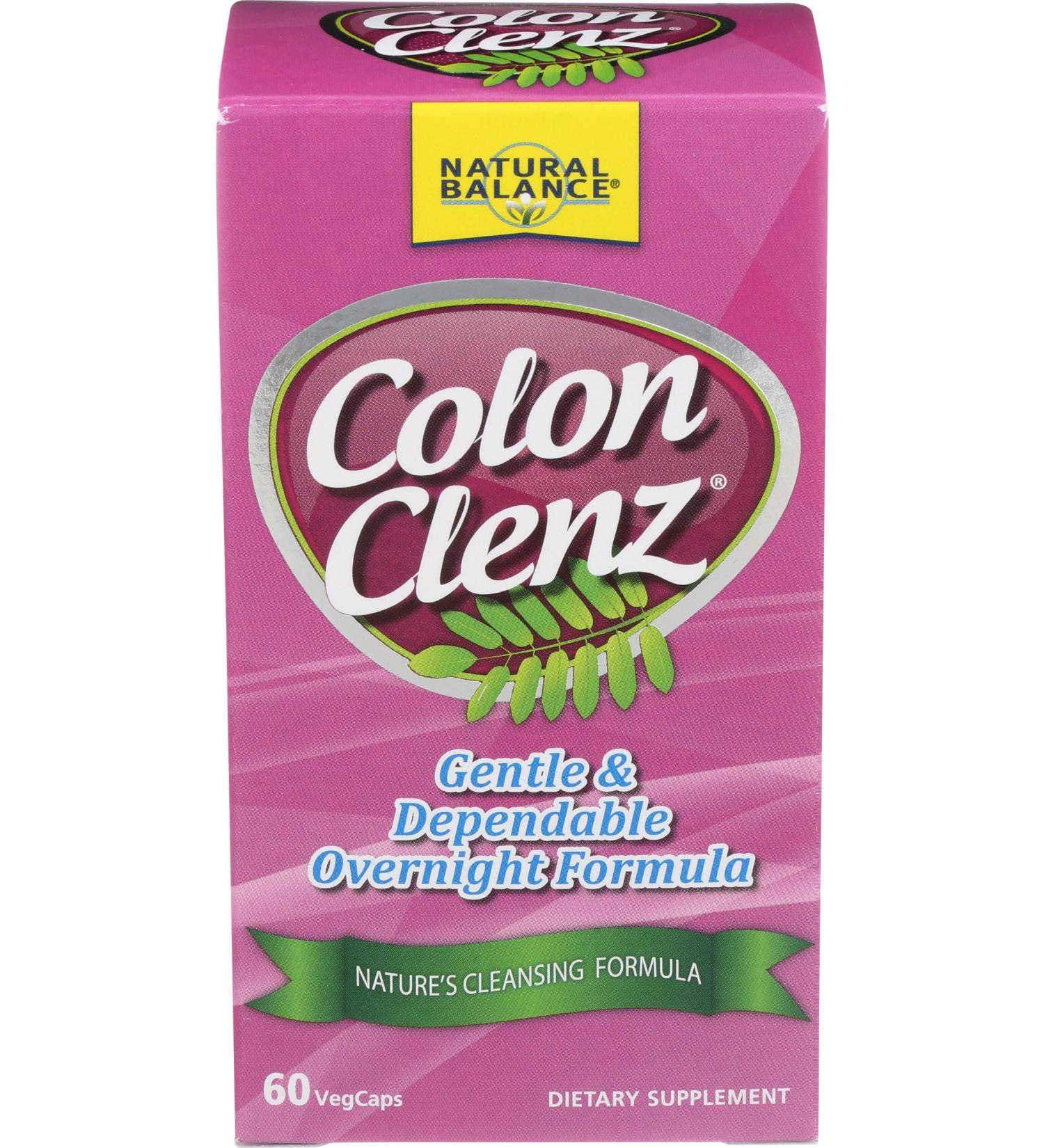 Natural Balance Colon Clenz 60 Veg Capsules - Gentle Detox and Digestive Support - Buy Online on GoSupps.com