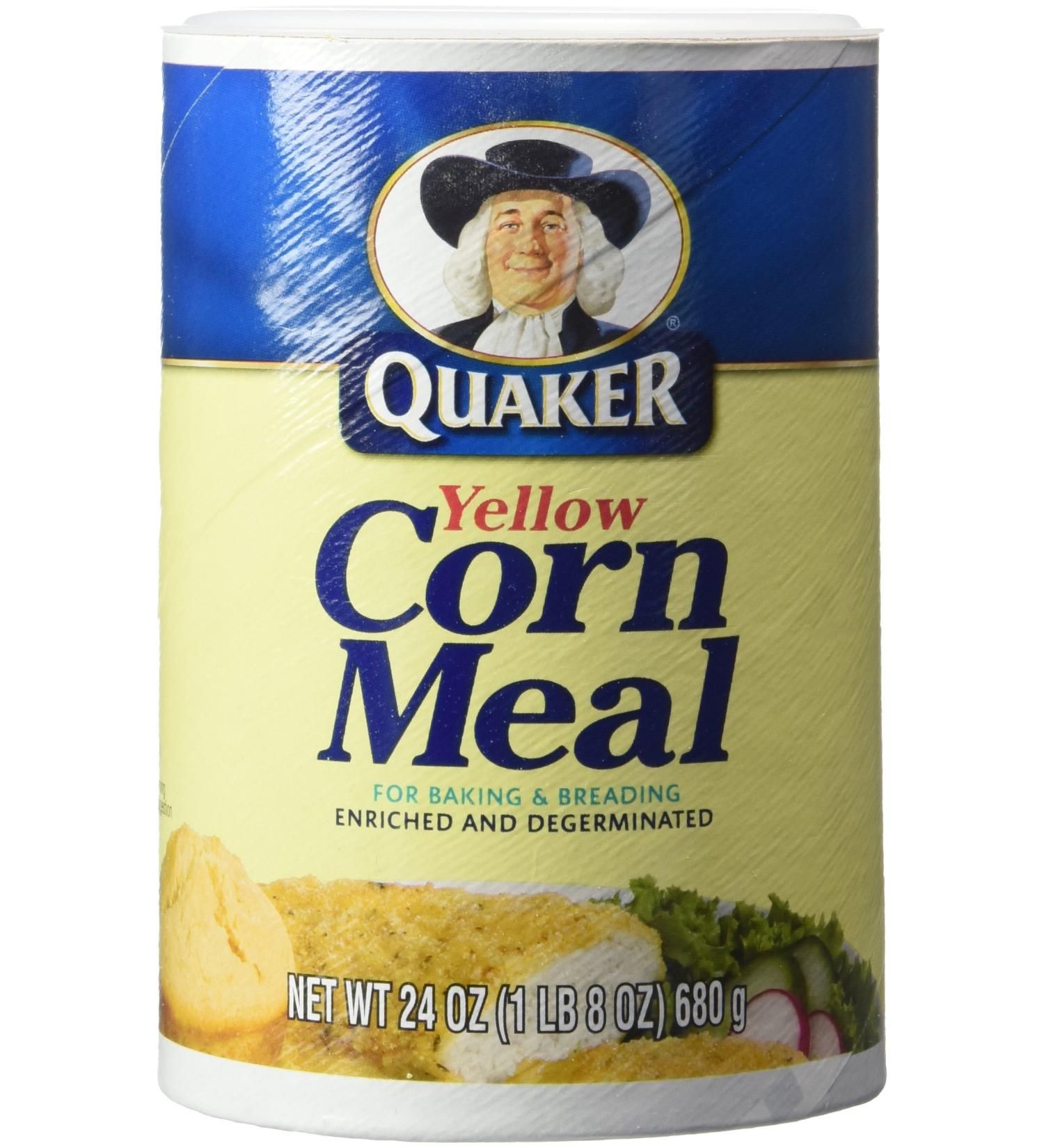 Quaker Yellow Corn Meal 24 oz (3-Pack) - Pack of 3, 24.0 Ounce | Premium Quality - Buy Online on GoSupps.com