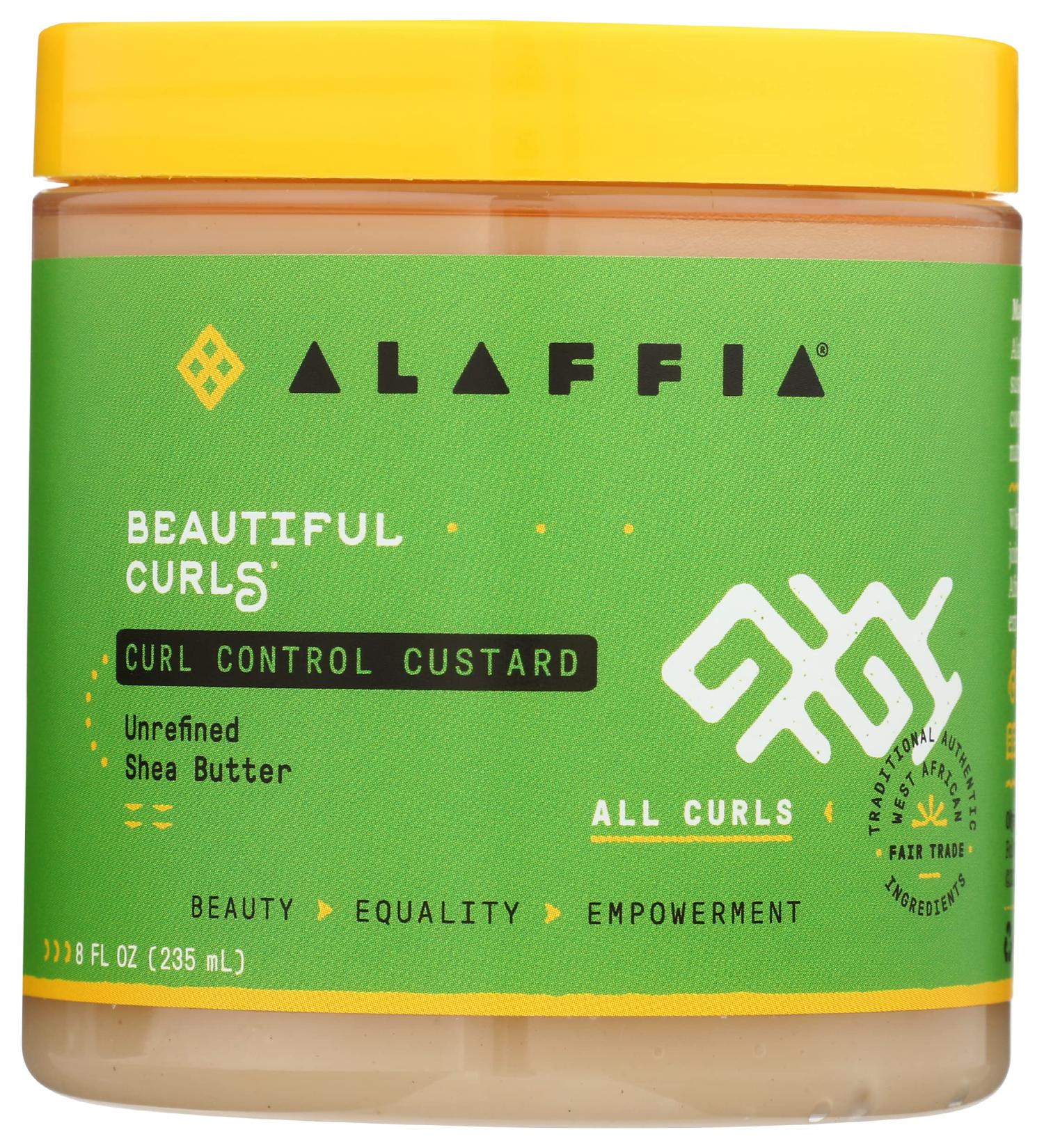 Alaffia Beautiful Curls Curl Control Custard All Curls Unrefined Shea Butter 8 fl oz