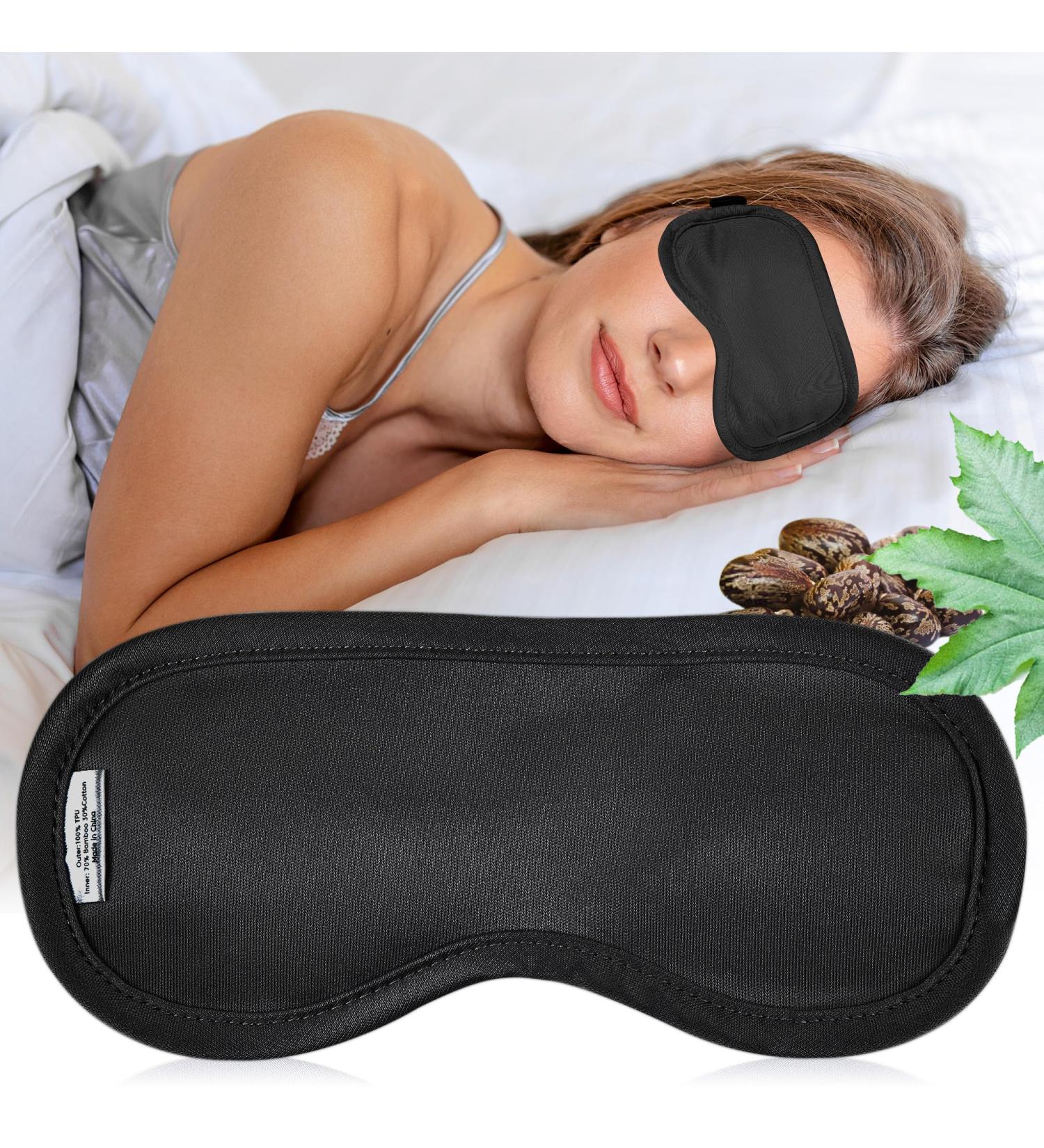 Organic Reusable Castor Oil Pack Kit for Eyes - Enhance Sparse Eyelashes & Brows Reduce Wrinkles & Dark Circles - Buy Online on GoSupps.com