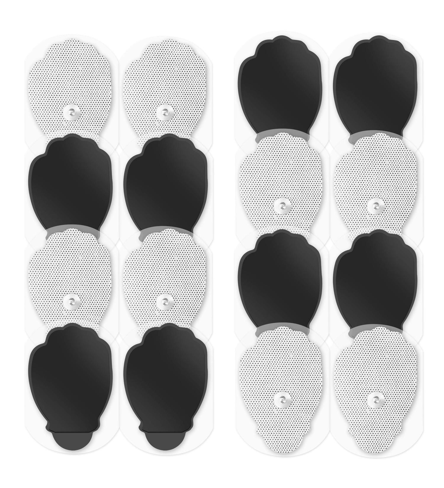 Easy home 16 2"x3" Re-useable Adhesive Electrode Snap On TENS Pads Compatible with EHE029G/AS1080 TENS electronic pulse massager Fit All TENs EMS Units with a 3.5mm DIAMETER Pin for Over The Counter (OTC) Use - Buy Online on GoSupps.com