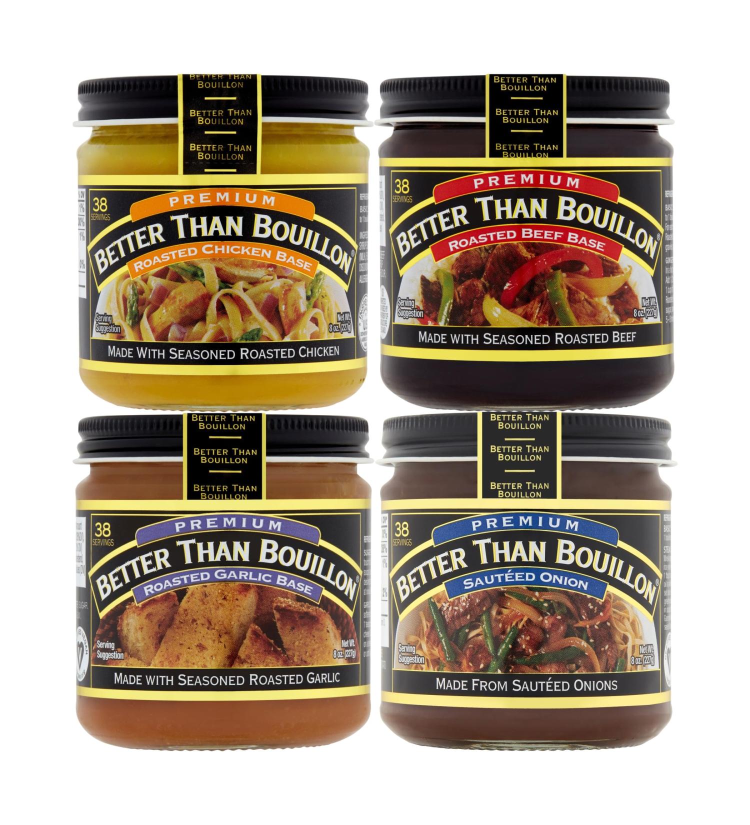 Better Than Bouillon Premium Base Lot de 4 pots de 227 ml - Buy Online on GoSupps.com
