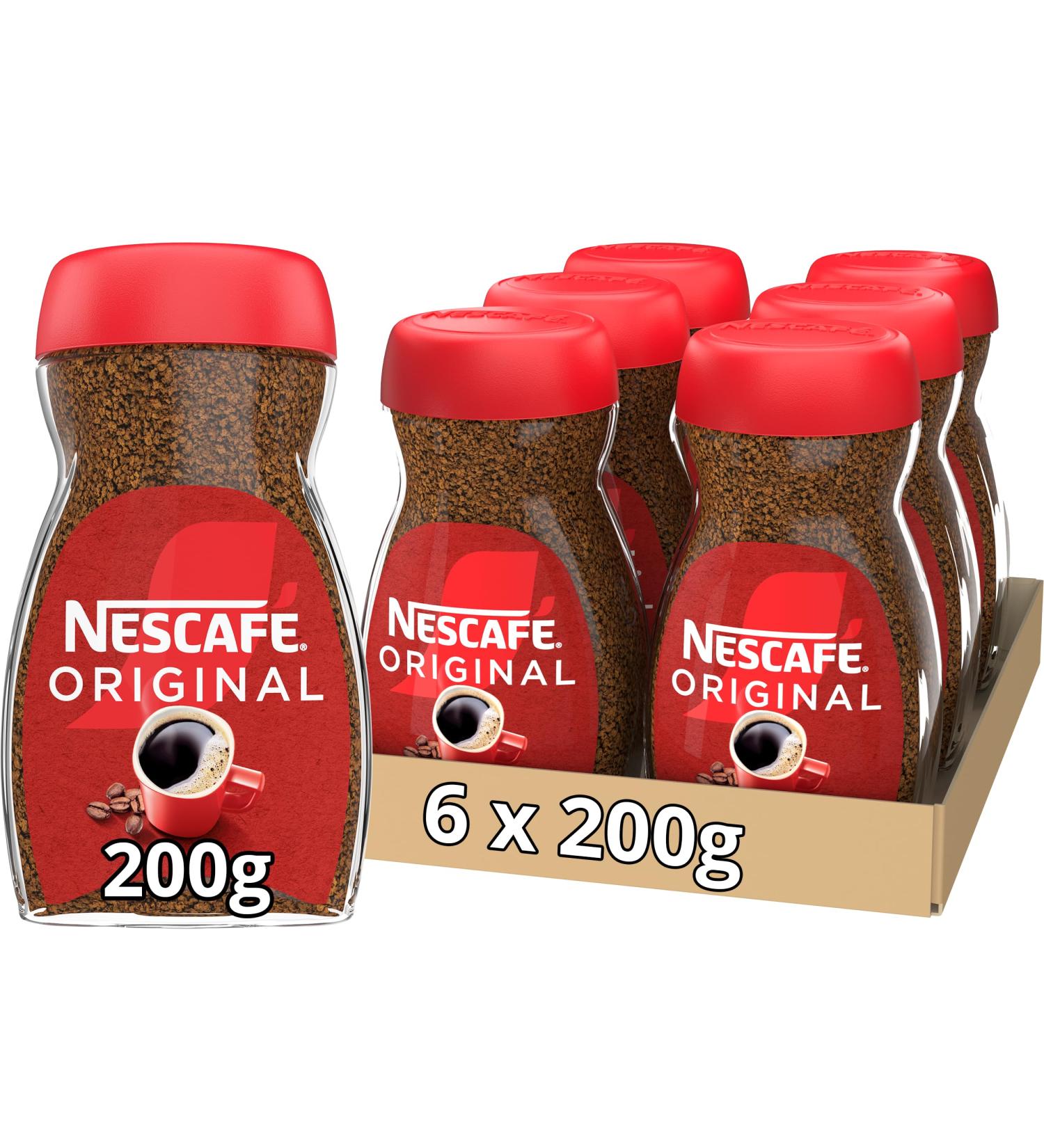 Nestl Netherlands Nescaf Original instant coffee 6 pots of 200 grams - Buy Online on GoSupps.com