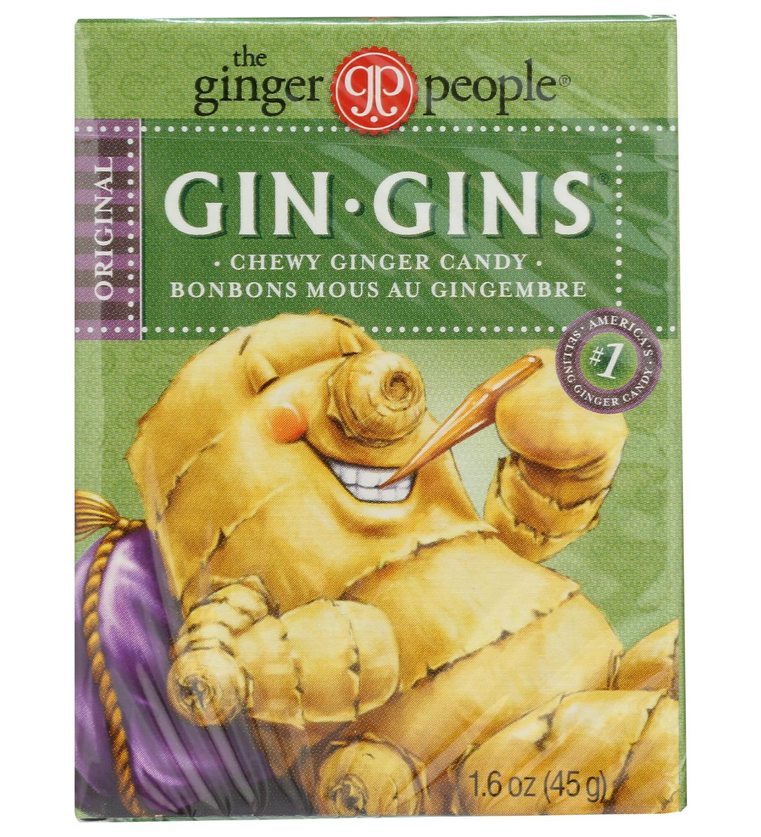 Organic Ginger People Chewy Travel Snack 1.6 oz - Natural & Delicious - Buy Online on GoSupps.com