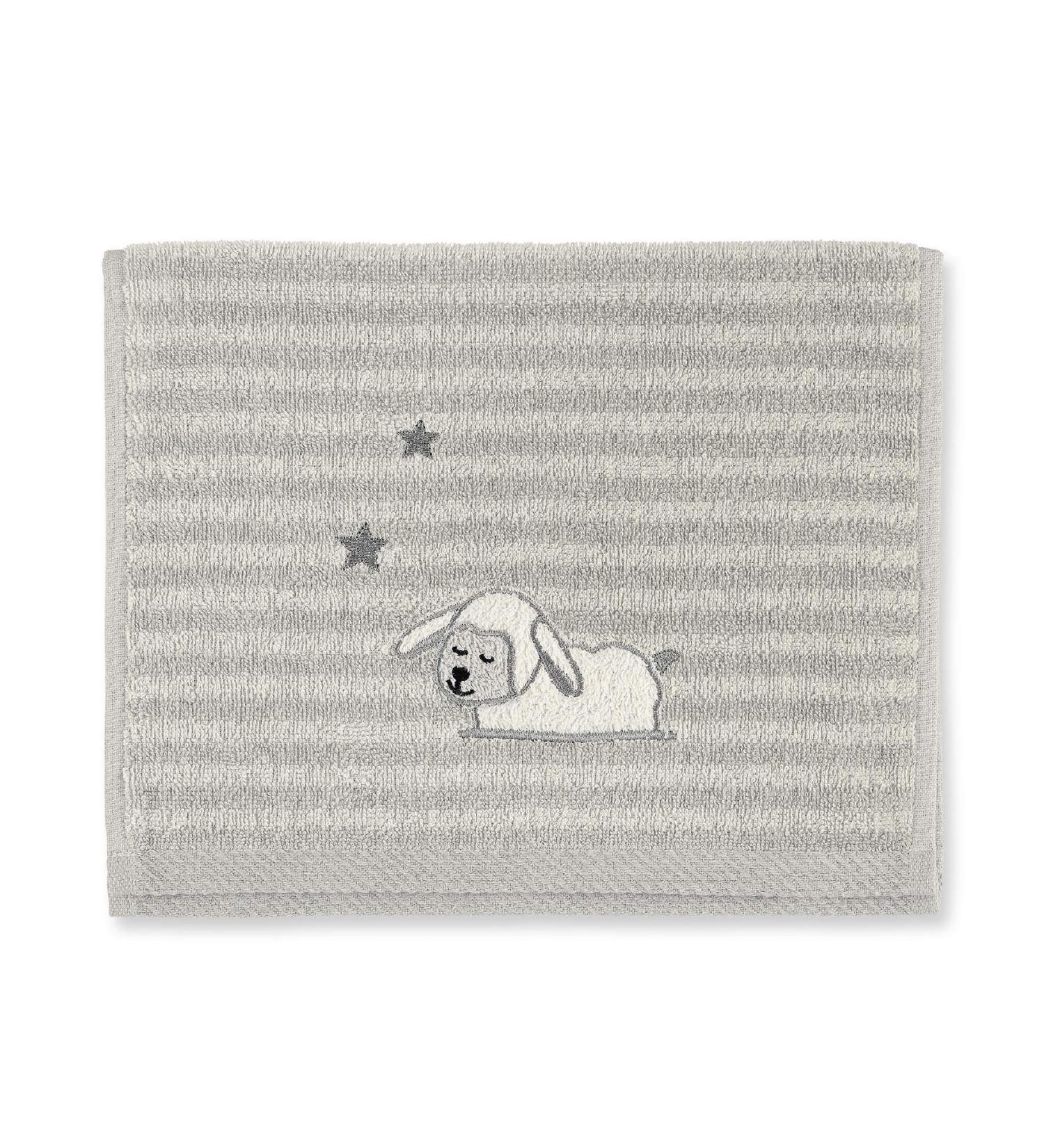 Sterntaler Children's Towel Sheep Stanley | Grey | 50x30 cm | Ideal for Ages 0+ | Soft & Absorbent Baby Towel - Buy Online on GoSupps.com