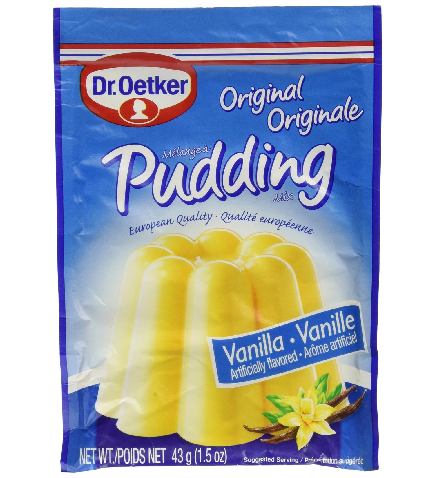 Dr. Oetker Vanilla Pudding 3 Pack - Creamy and Delicious Dessert Mix - Buy Online on GoSupps.com