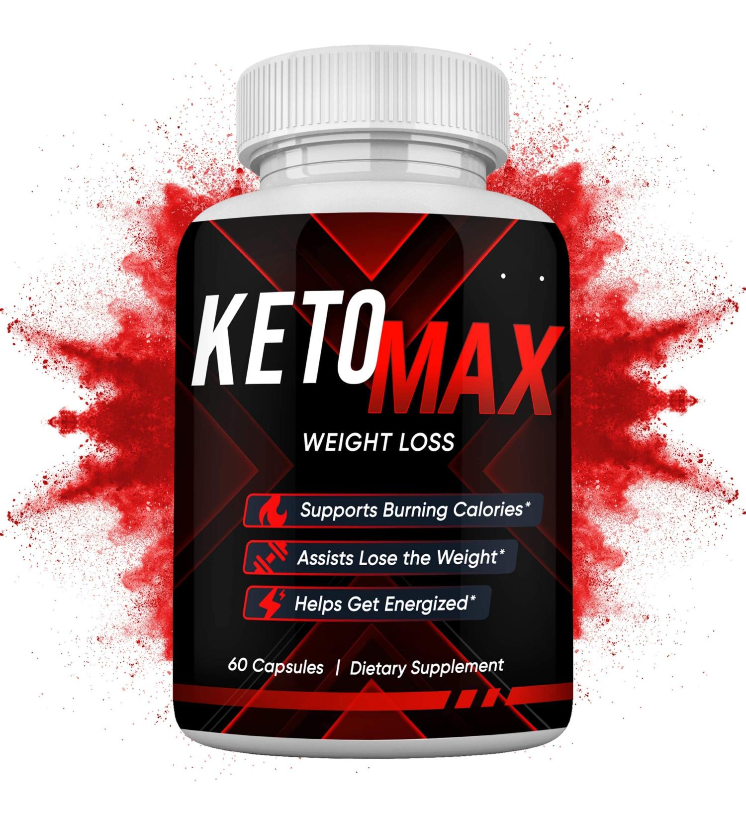 Keto MAX 60 CT - Metabolism Booster with Green Tea, Apple Cider Vinegar, Raspberry Ketones - Energy & Strength Enhancement - Buy Online on GoSupps.com