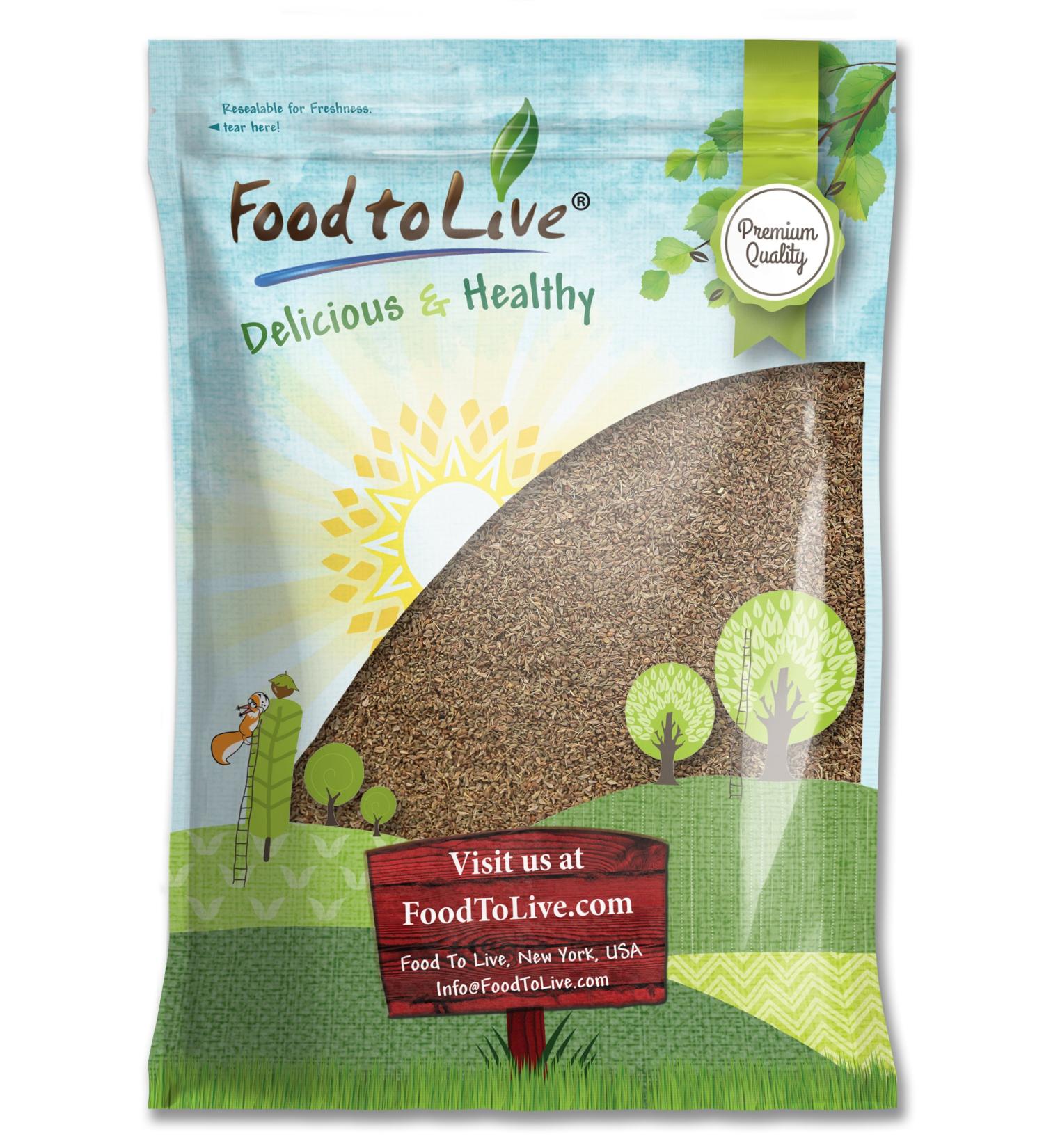 Non-GMO Anise Seeds 5 lbs - Whole Dried Anise Seeds for Baking & Beverages - Kosher & Vegan - Bulk Aniseed Spice for Seafood & Savory Dishes - Natural Flavoring - Buy Online on GoSupps.com