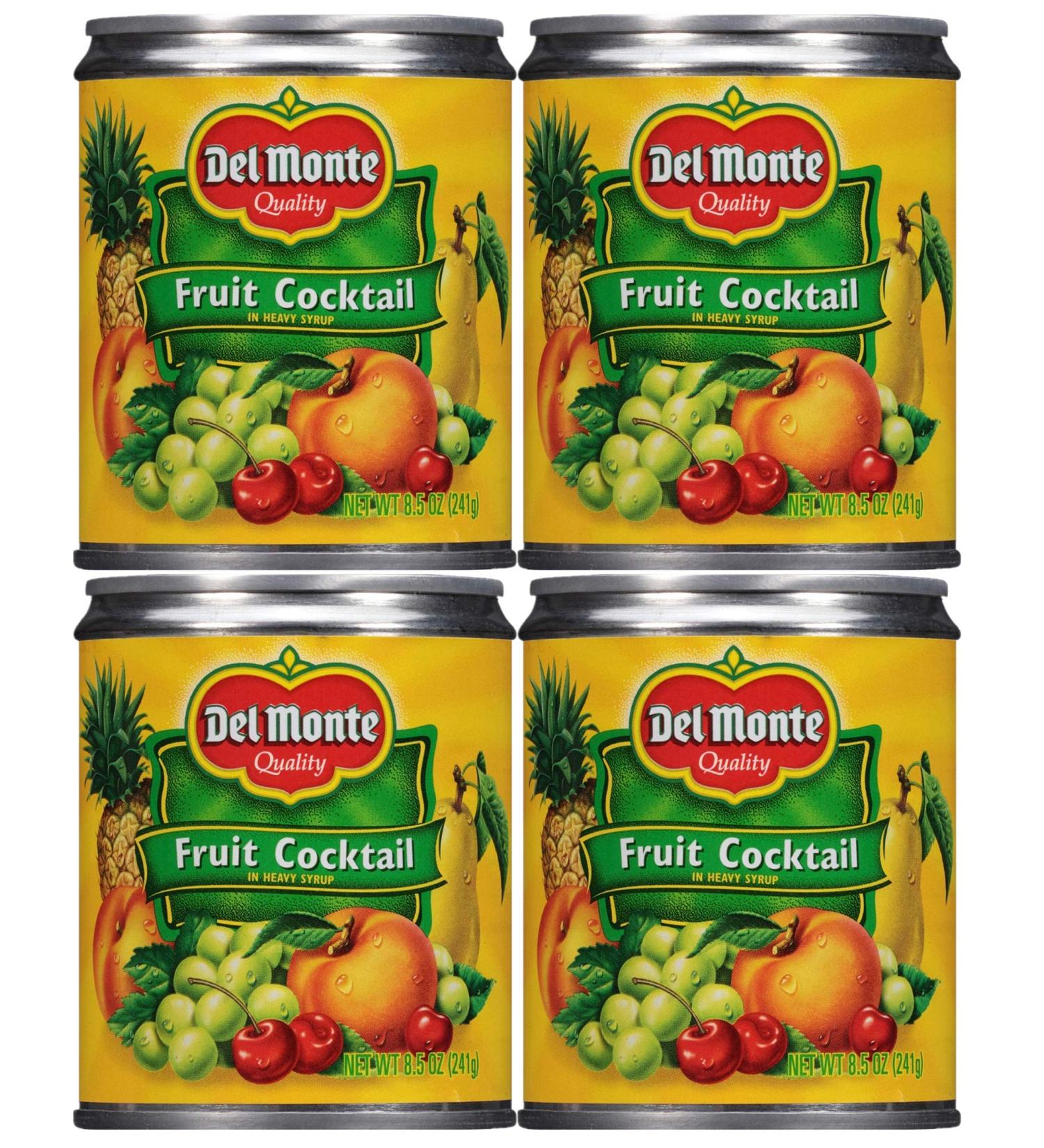 Del Monte Canned Fruit Cocktail 8.5oz in Heavy Syrup - Pack of 4 - Buy Online on GoSupps.com