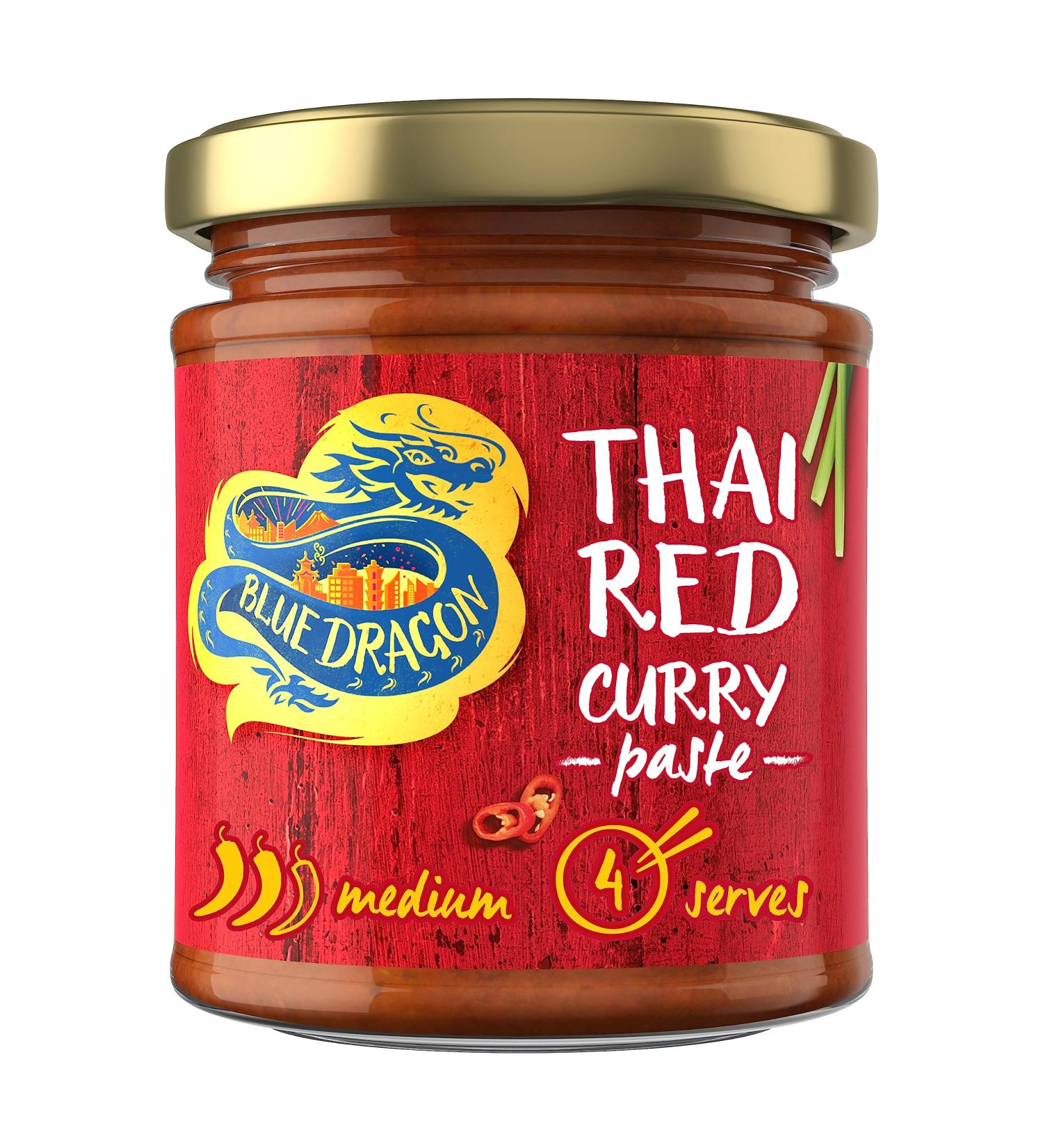 Blue Dragon Thai Red Curry Paste 170g - Buy Online on GoSupps.com