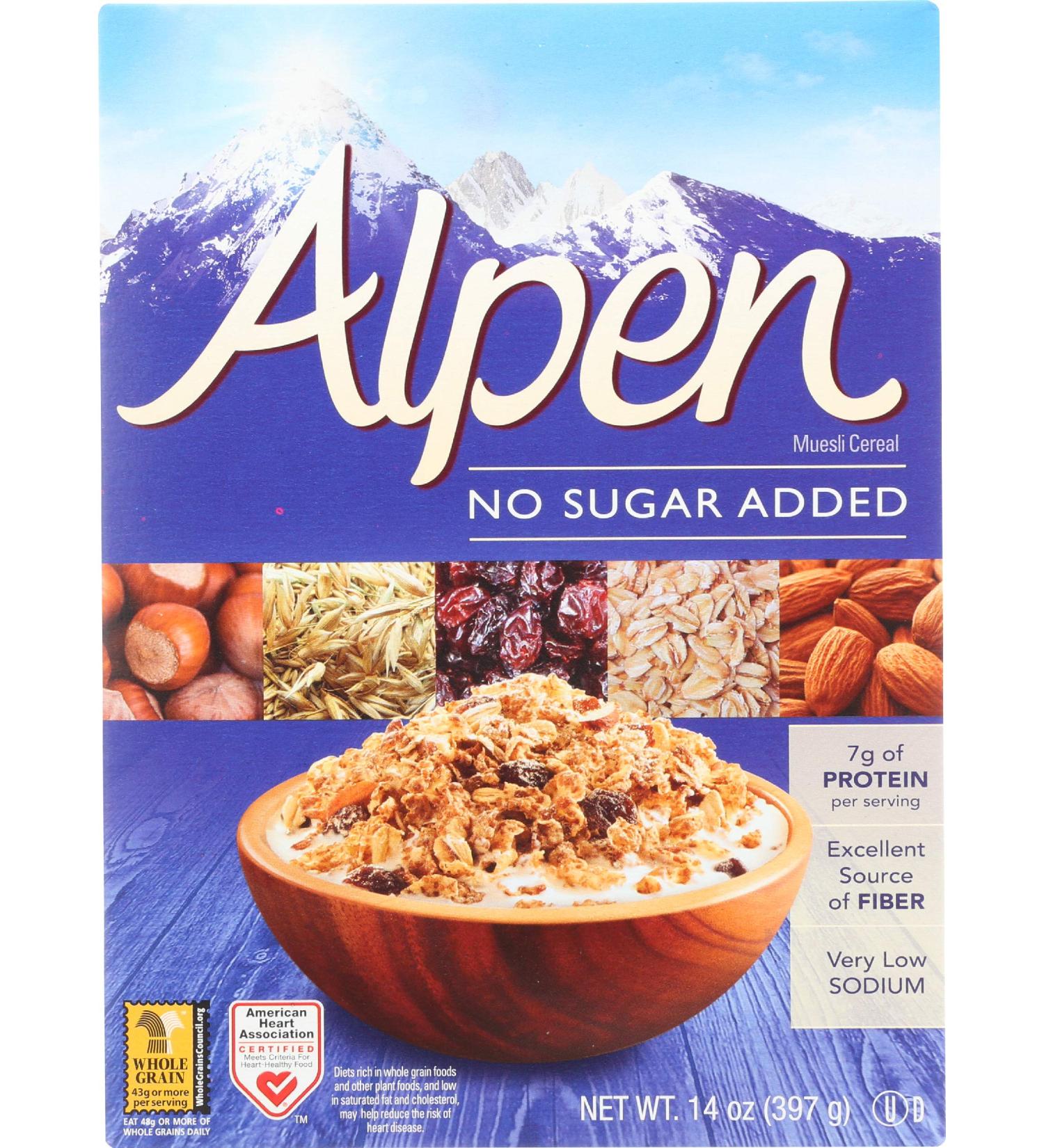Alpen Cereal 14 Ounce - No Sugar Added | Healthy Breakfast Option - Buy Online on GoSupps.com