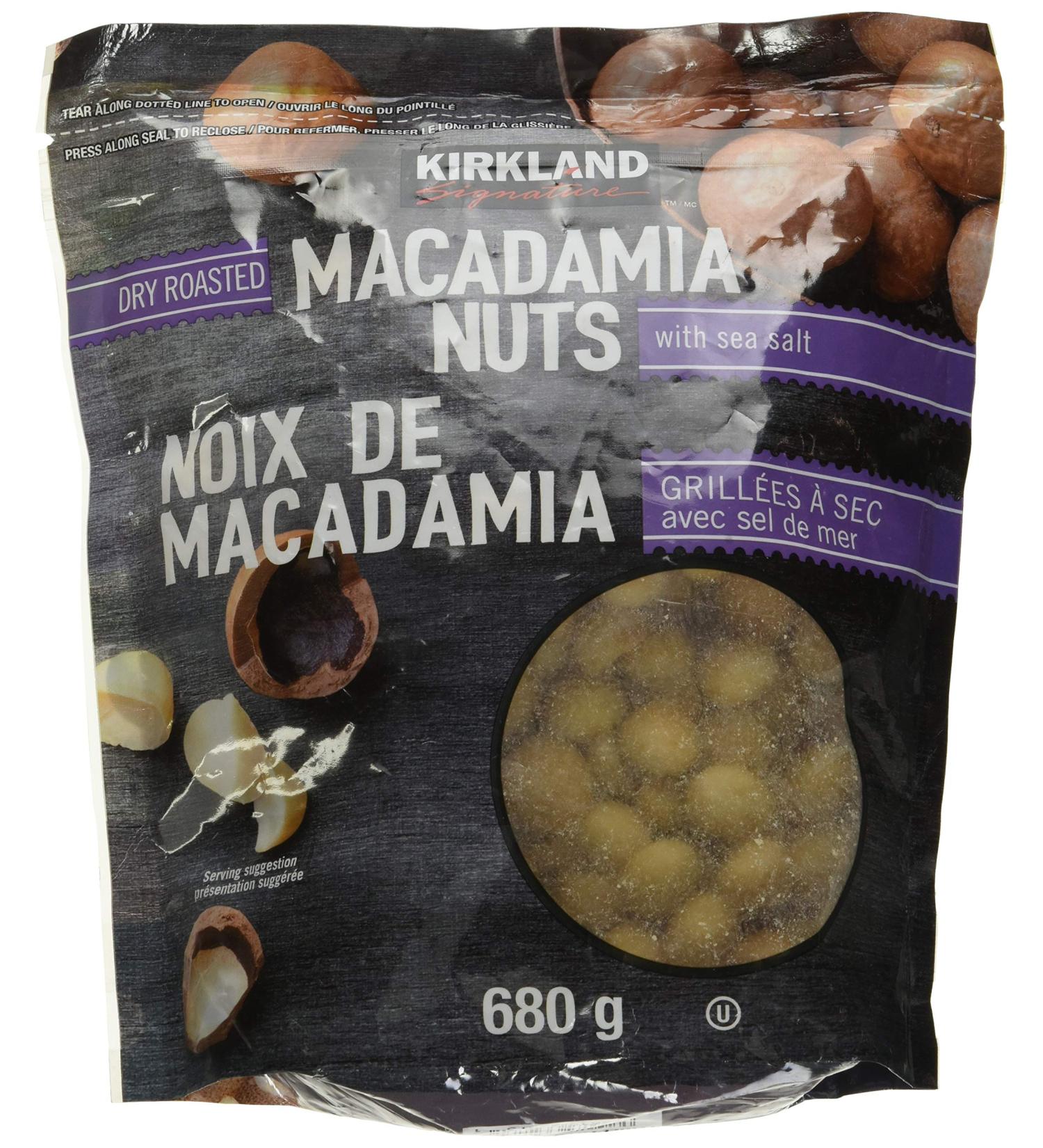 Kirkland Signature Roasted Macadamia Nuts 24oz - Dry Roasted - Pack of 1 - Buy Online on GoSupps.com