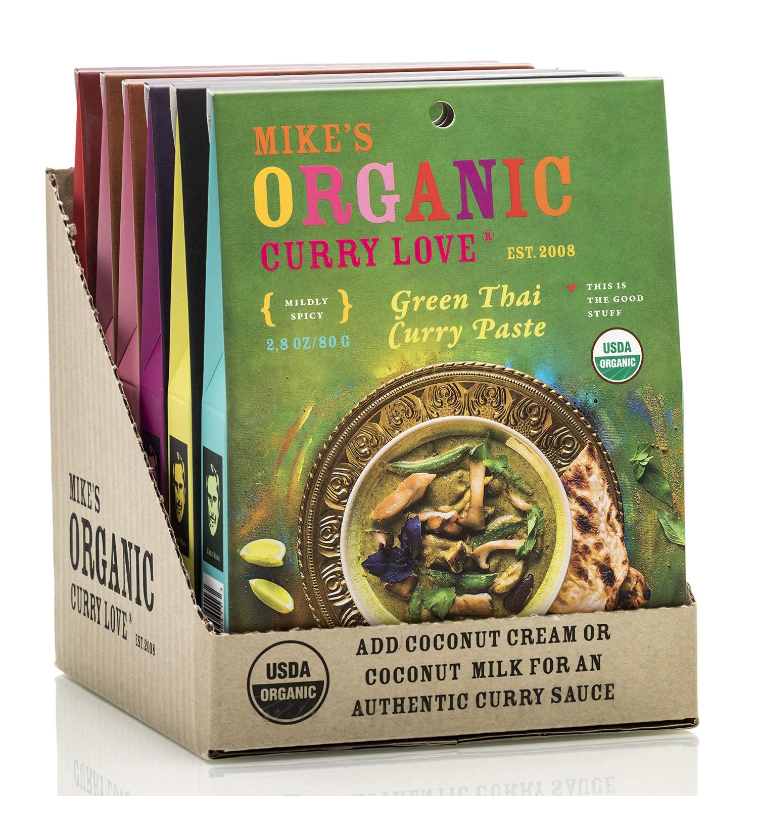 Organic Vegan Dairy-Free Sugar-Free Keto-Friendly Thai Curry Paste Variety Pack | 6 x 2.8 oz Pouches - Buy Online on GoSupps.com