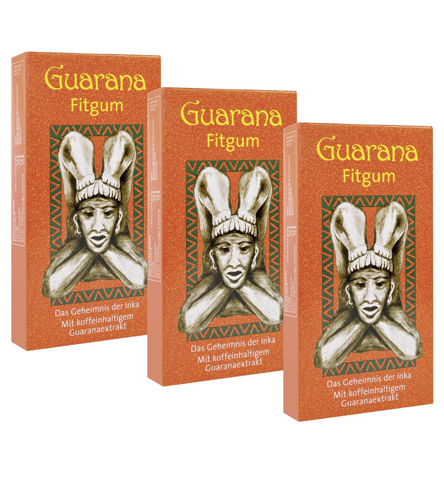 BADERs Guarana Fitgum - 3x24 Chewing Gum Drag es with Guarana Caffeine | International Shipping - Buy Online on GoSupps.com