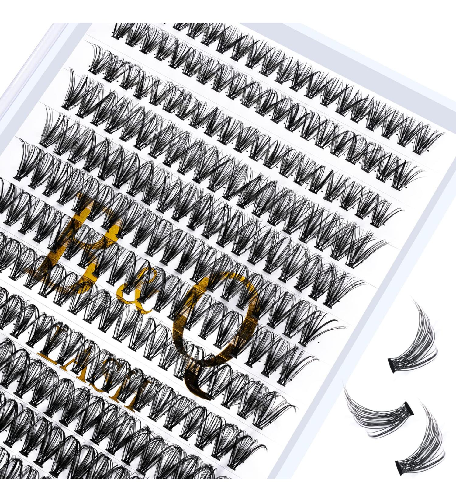 B&Q LASH 30D-0.07D 280PCS Individual Lash Clusters | DIY Eyelash Extensions at Home - Buy Online on GoSupps.com