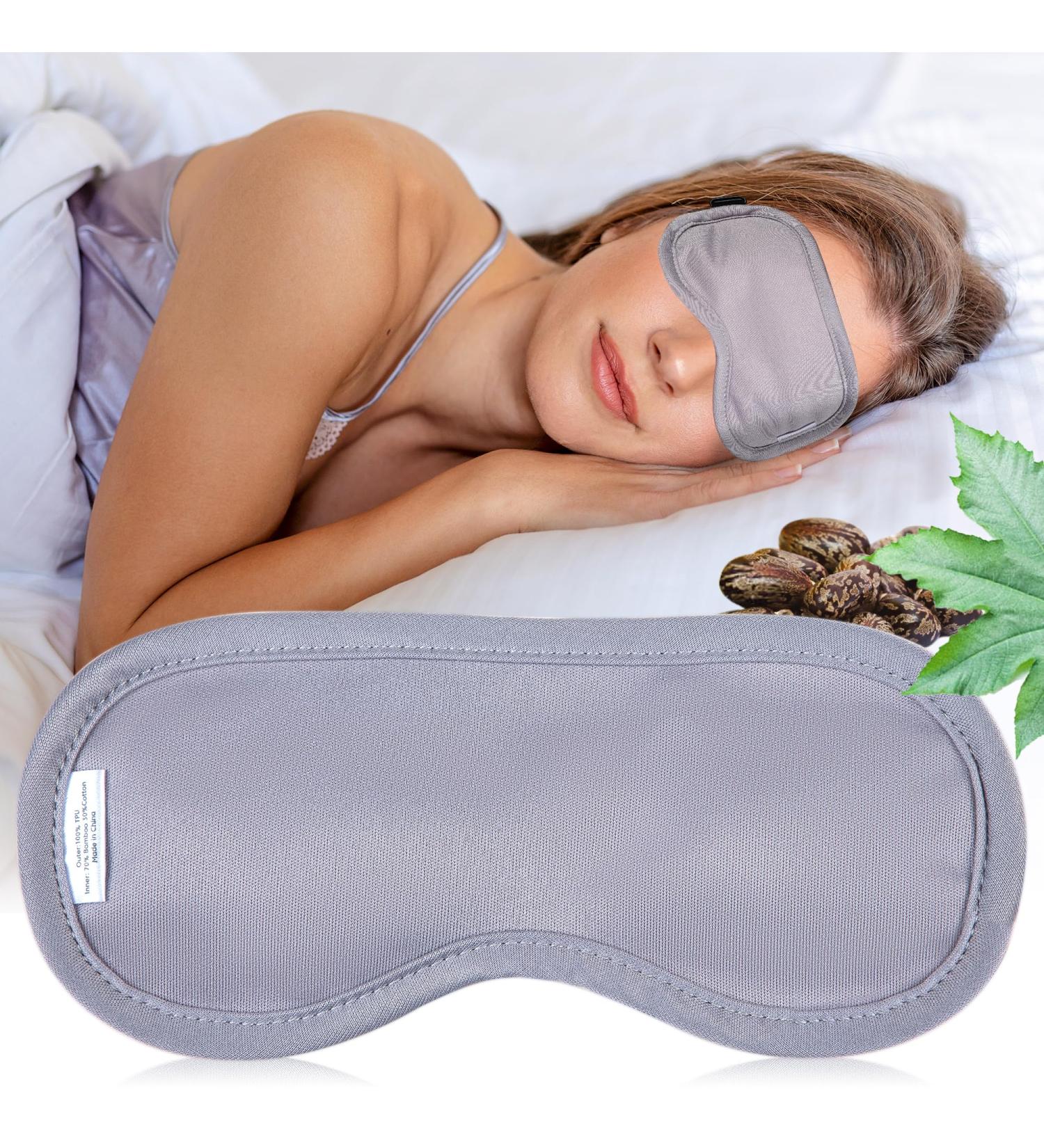 Organic Castor Oil Pack for Eyes Reusable Wrap Kit for Sparse Eyelashes Eyebrows Wrinkles & Dark Circles | International Shipping - Buy Online on GoSupps.com