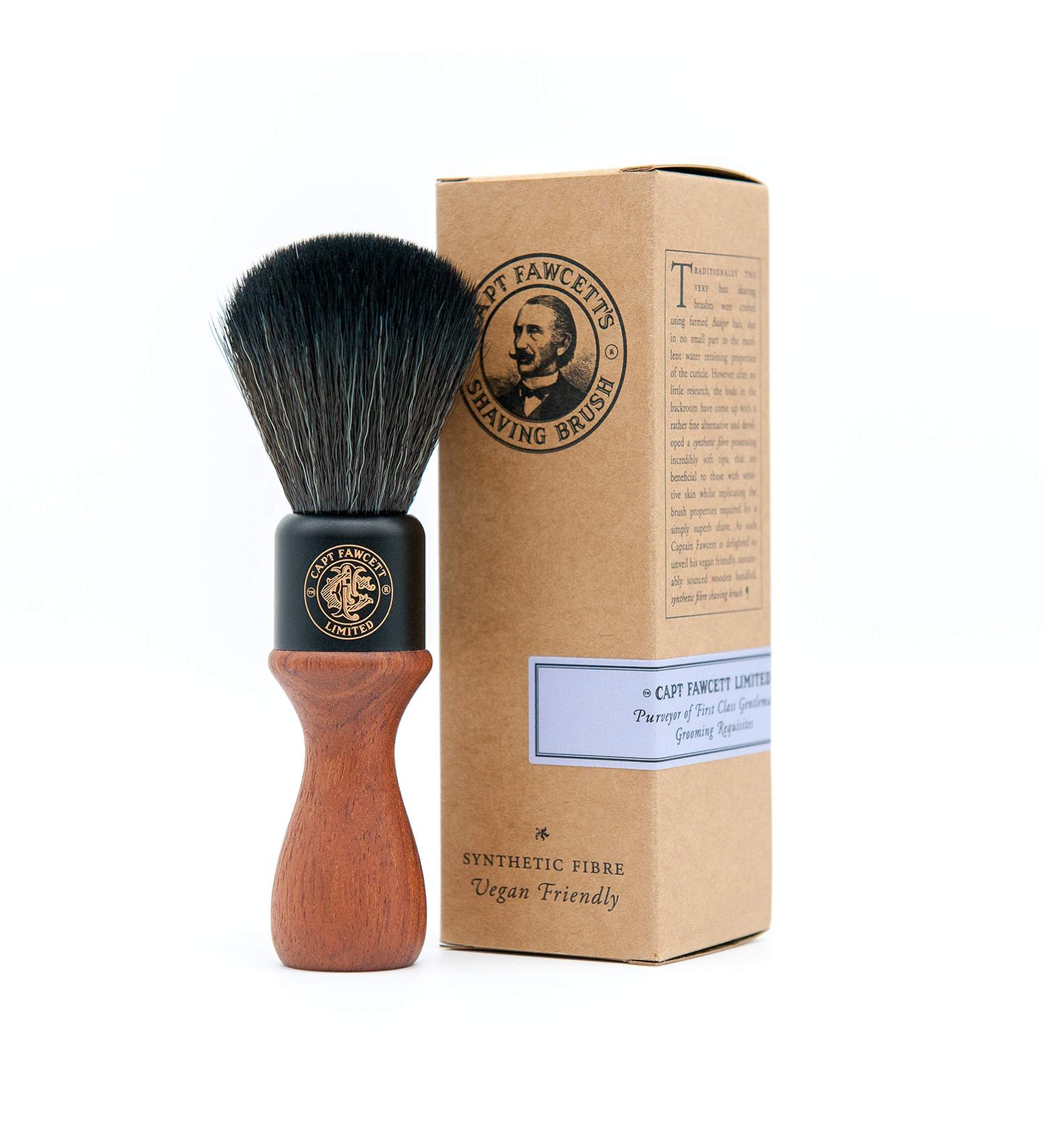 Captain Fawcett Synthetic Shaving Brush Wooden Handle Captain Fawcett 400 g