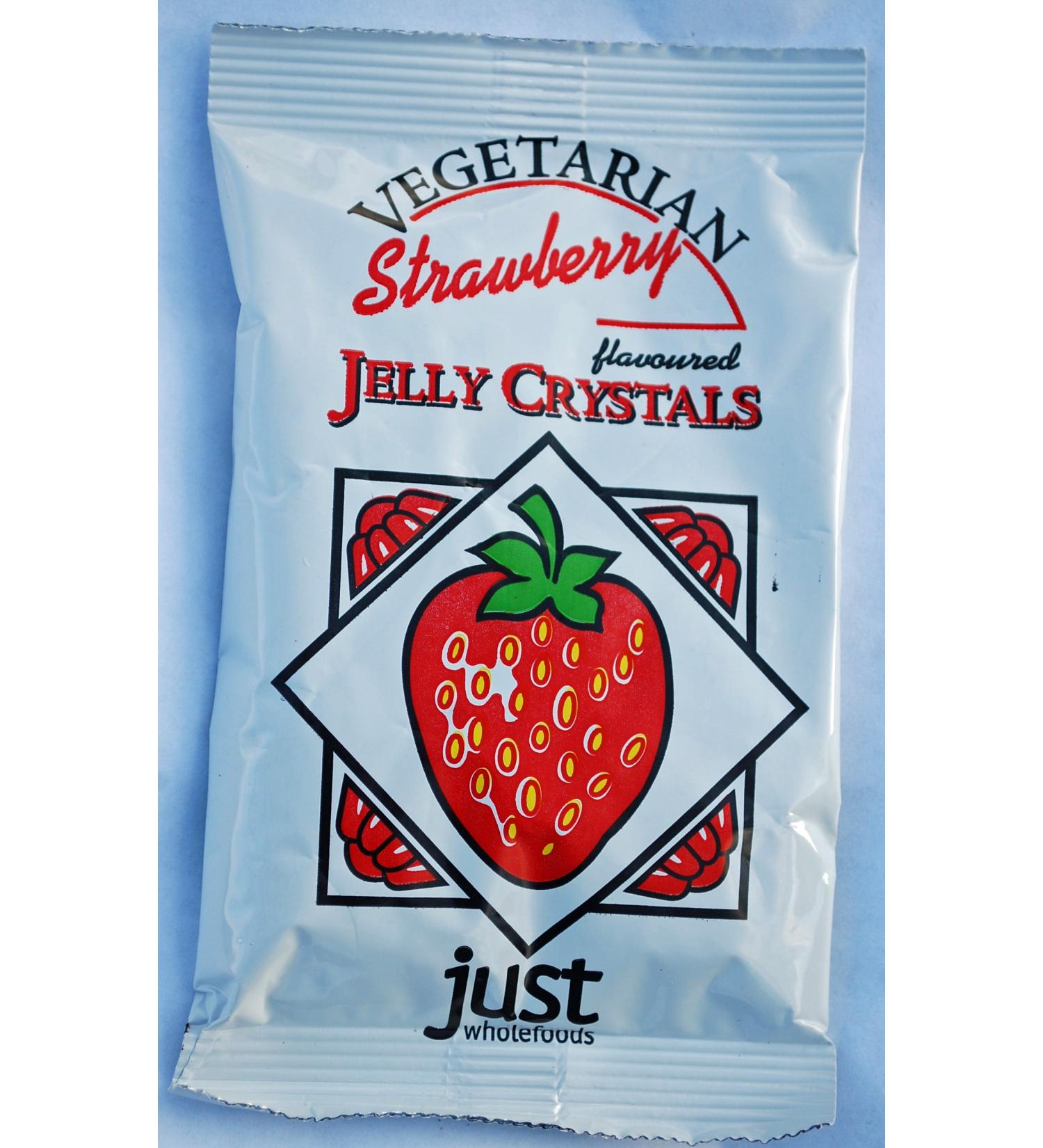 Vegetarian Strawberry Flavoured Jelly Crystals 85g - Buy Online on GoSupps.com