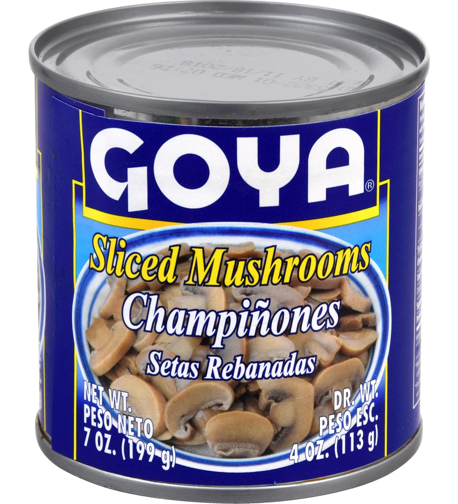 Goya Foods Sliced Mushrooms 4 oz (Pack of 24) - Premium Quality & Convenience - Buy Online on GoSupps.com