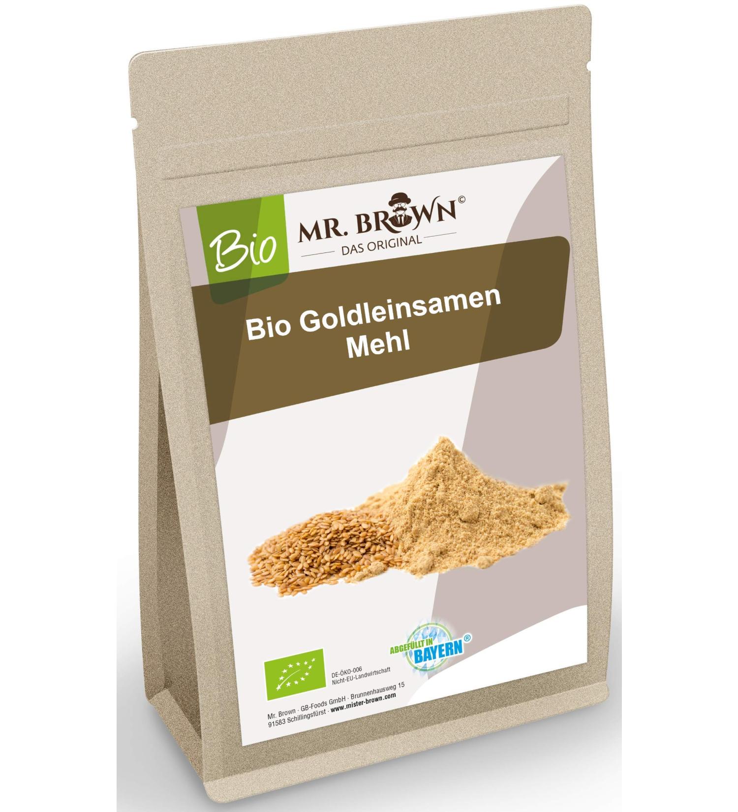 Buy 1kg Organic Golden Linseed Flour - Gluten Free & Deoiled | Premium Quality Linseed Flour for Healthy Baking - Buy Online on GoSupps.com