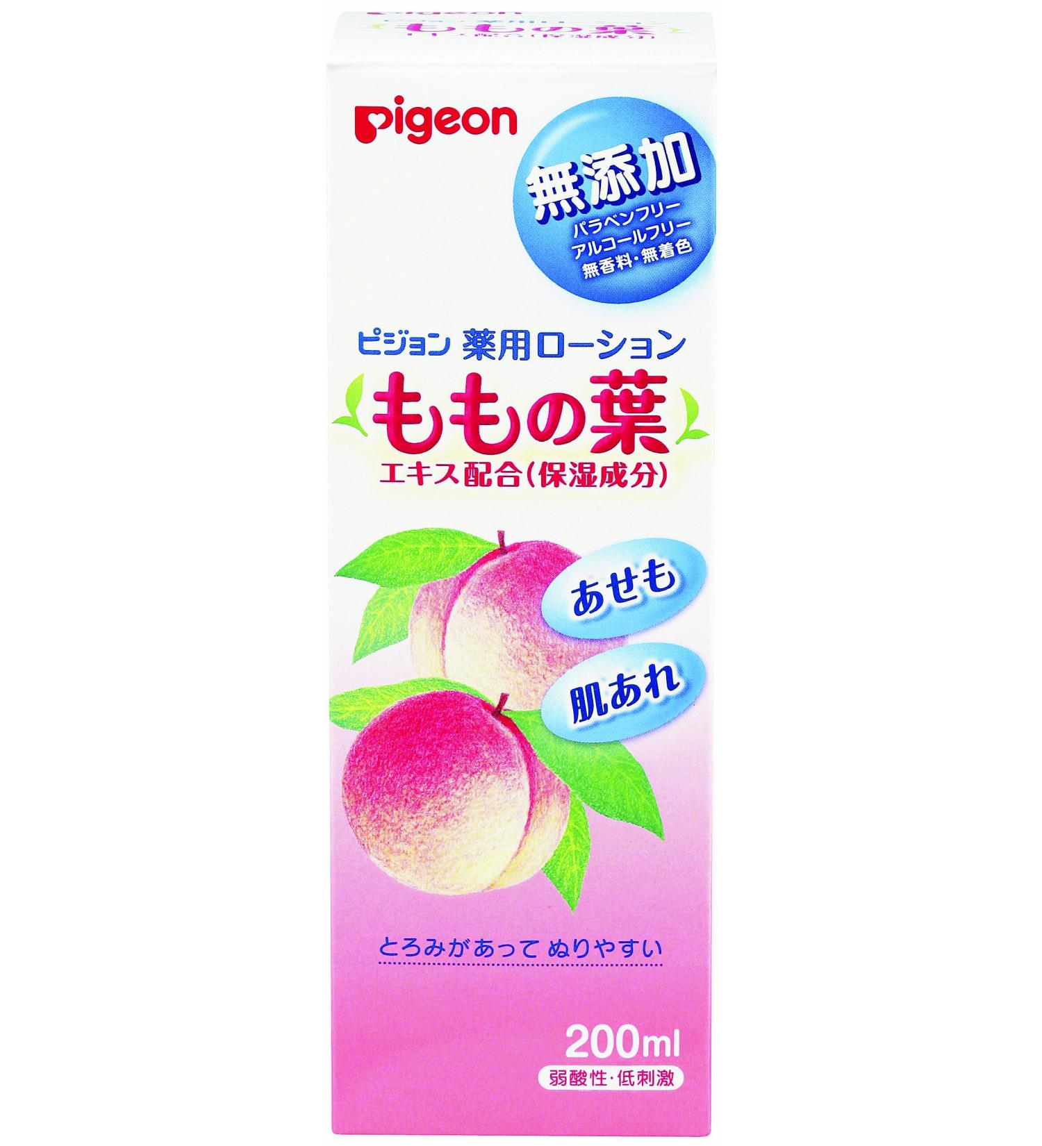 Pigeon Baby Lotion Peach Leaves 200ml - Gentle and Nourishing Skincare for Delicate Skin - Buy Online on GoSupps.com