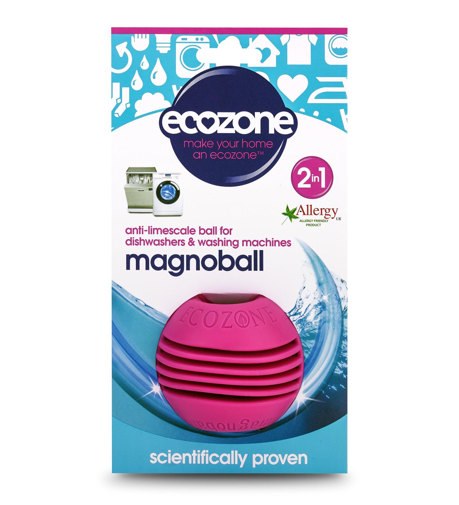 Ecozone Anti-Lime Magnoball for Dishwashers and Washing Machines Single