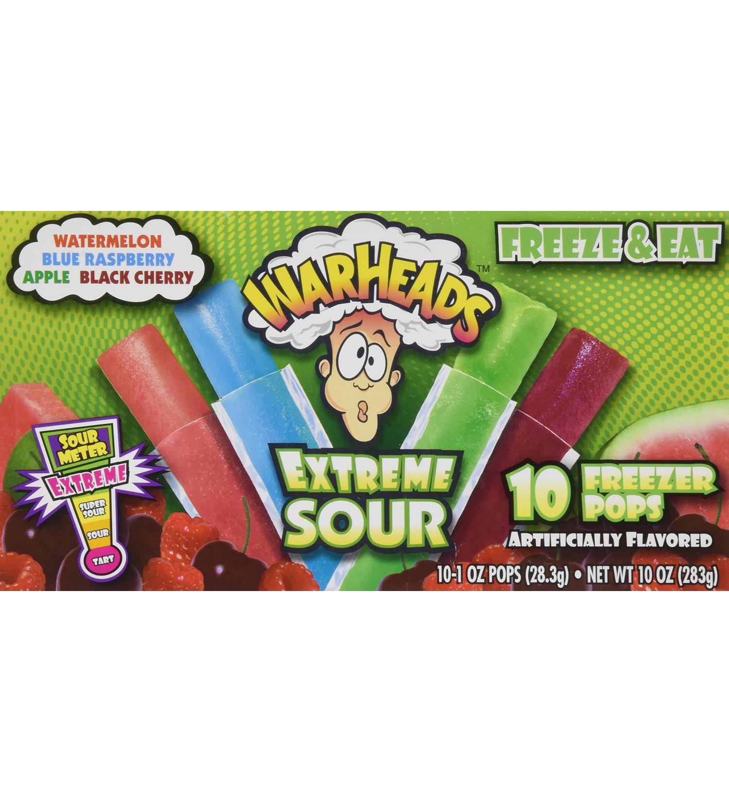 Warheads Extreme Sour Freezer Pops - Pack of 3 - Buy Online on GoSupps.com