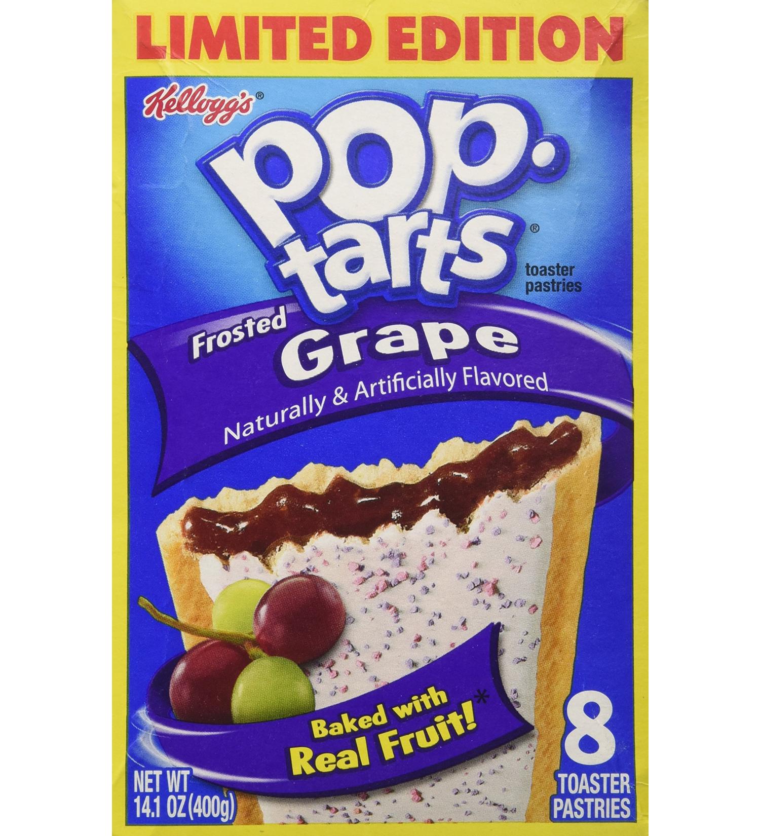 Kellogg's Frosted Grape Pop Tarts - 2 Boxes, 8 Count Each - Buy Online on GoSupps.com