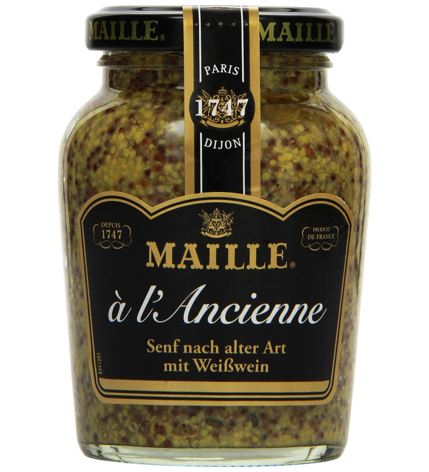 Buy Maille Dijon Mustard Old Style - Pack of 6 (6 x 210g) | Premium French Mustard for International Shipping - Buy Online on GoSupps.com