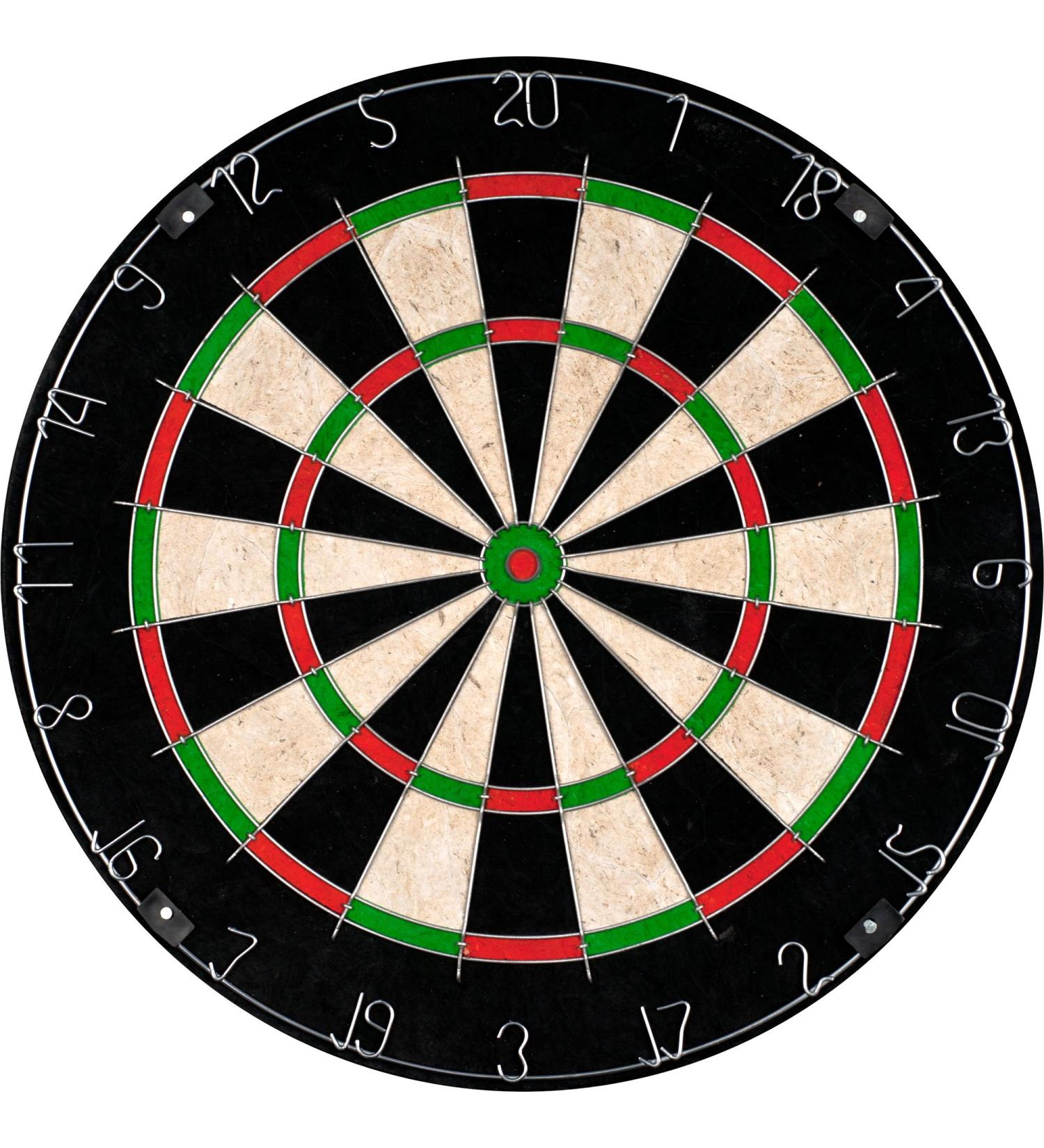 Hey! Play! Tournament Sized Bristle Dart Board - Indoor Hanging Number Target Game for Steel Tip Darts - Includes Mounting Hardware - Buy Online on GoSupps.com