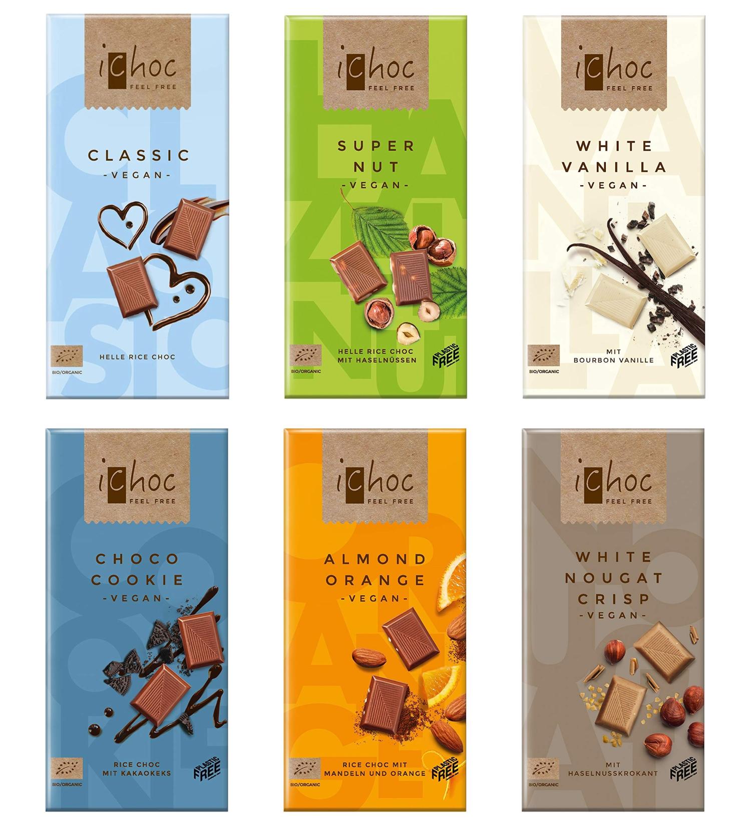 iChoc Mix | Vegan chocolate | 6 x 80g