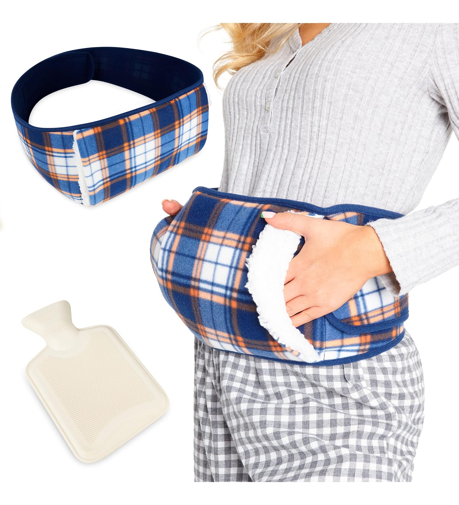 CityComfort Tartan Hot Water Bottle Belt - Wearable Hot Water Bottle Pouch - Buy Online on GoSupps.com
