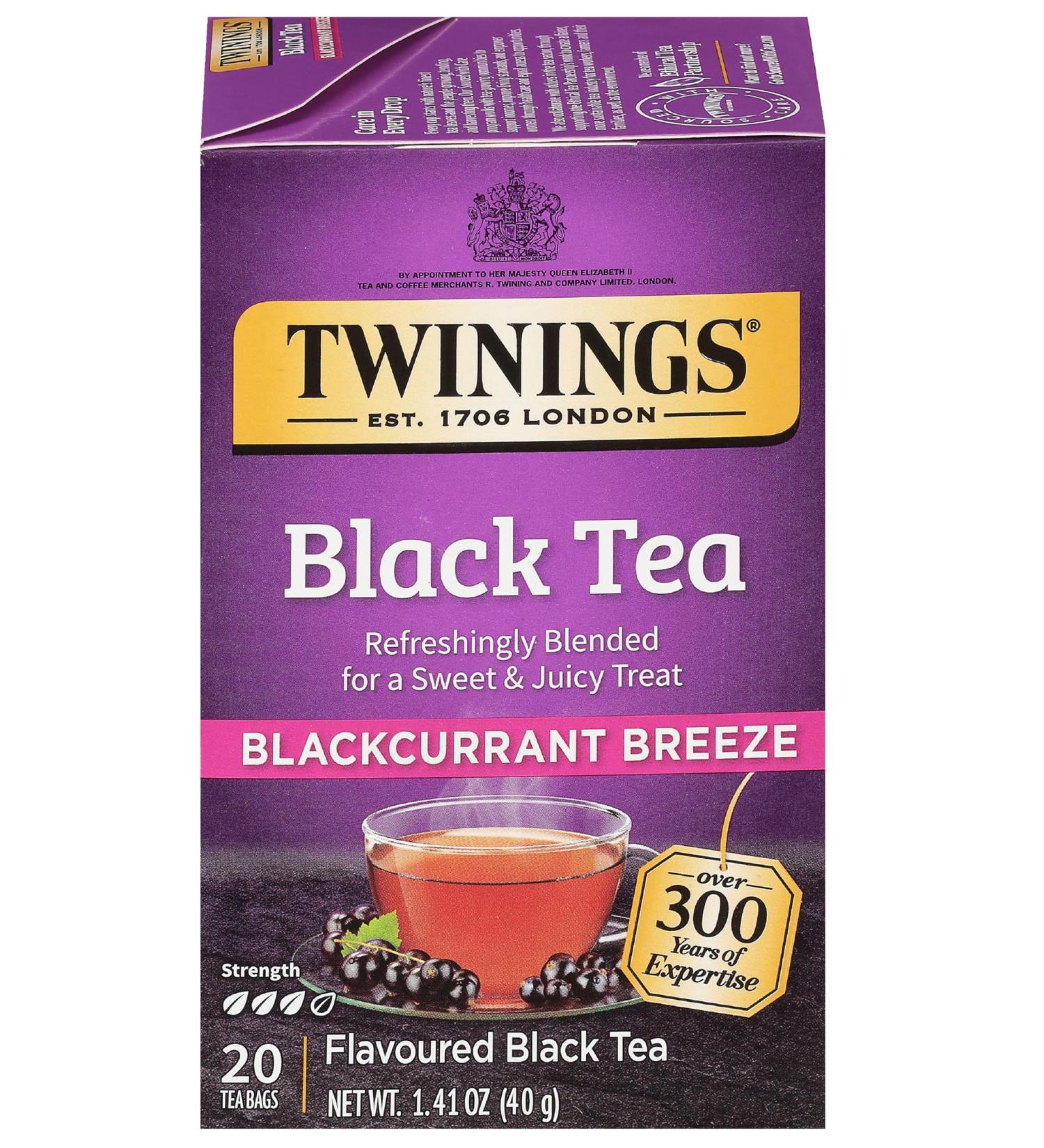 Twinings Blackcurrant Breeze (6x20 Bag) - Buy Online on GoSupps.com