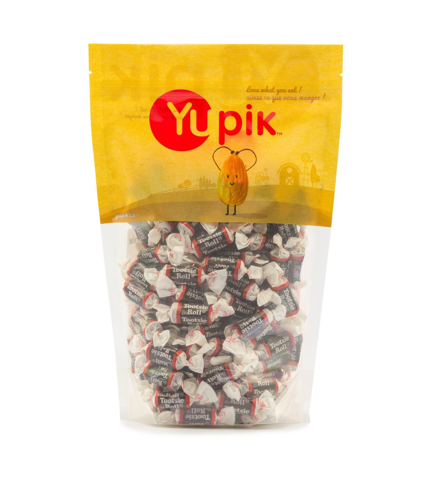 Yupik Tootsie Rolls 1 kg 6 Count Gluten-Free Kosher Individually Wrapped Candies Chocolate Flavor Chewy Classic Candy Halloween Treats Delicious Snacks Ideal for Gifting & Holidays 6 kg