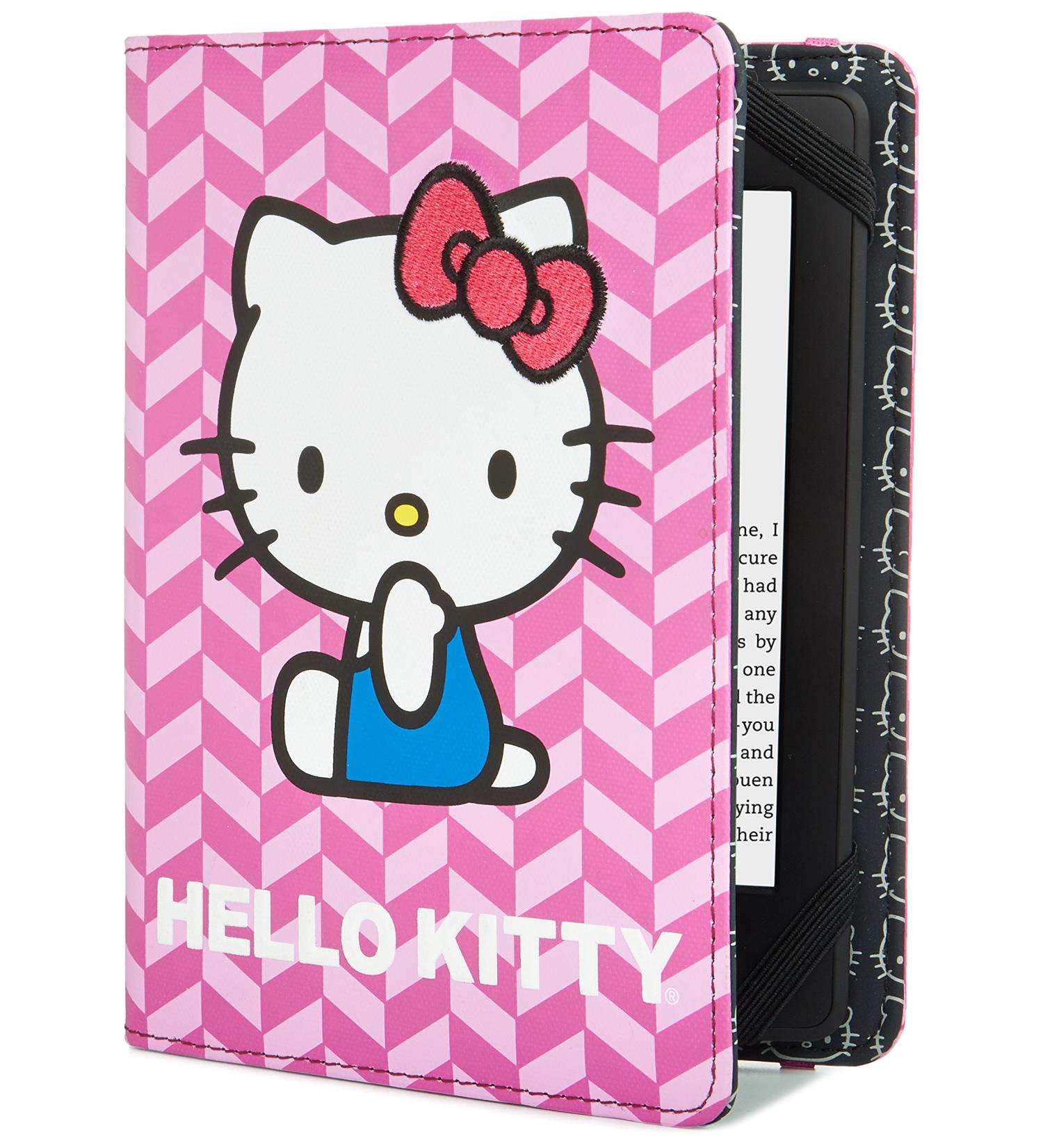 Hello Kitty Chevron Cover - Purple for Kindle Paperwhite, Kindle, and Kindle Touch - Buy Online on GoSupps.com