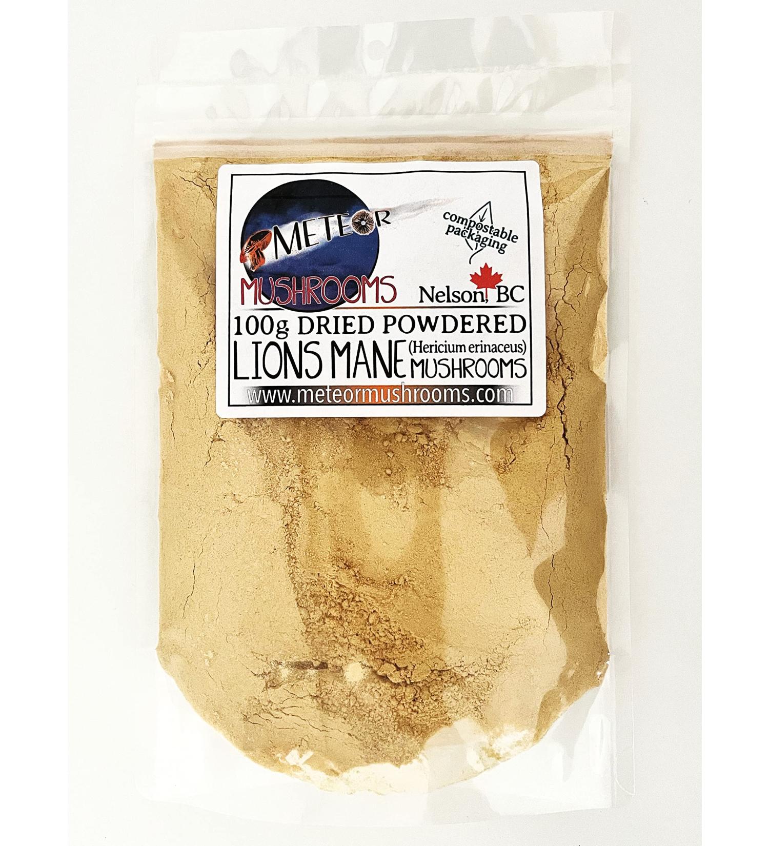 Lions Mane - Mushroom Powder - 100g - Buy Online on GoSupps.com