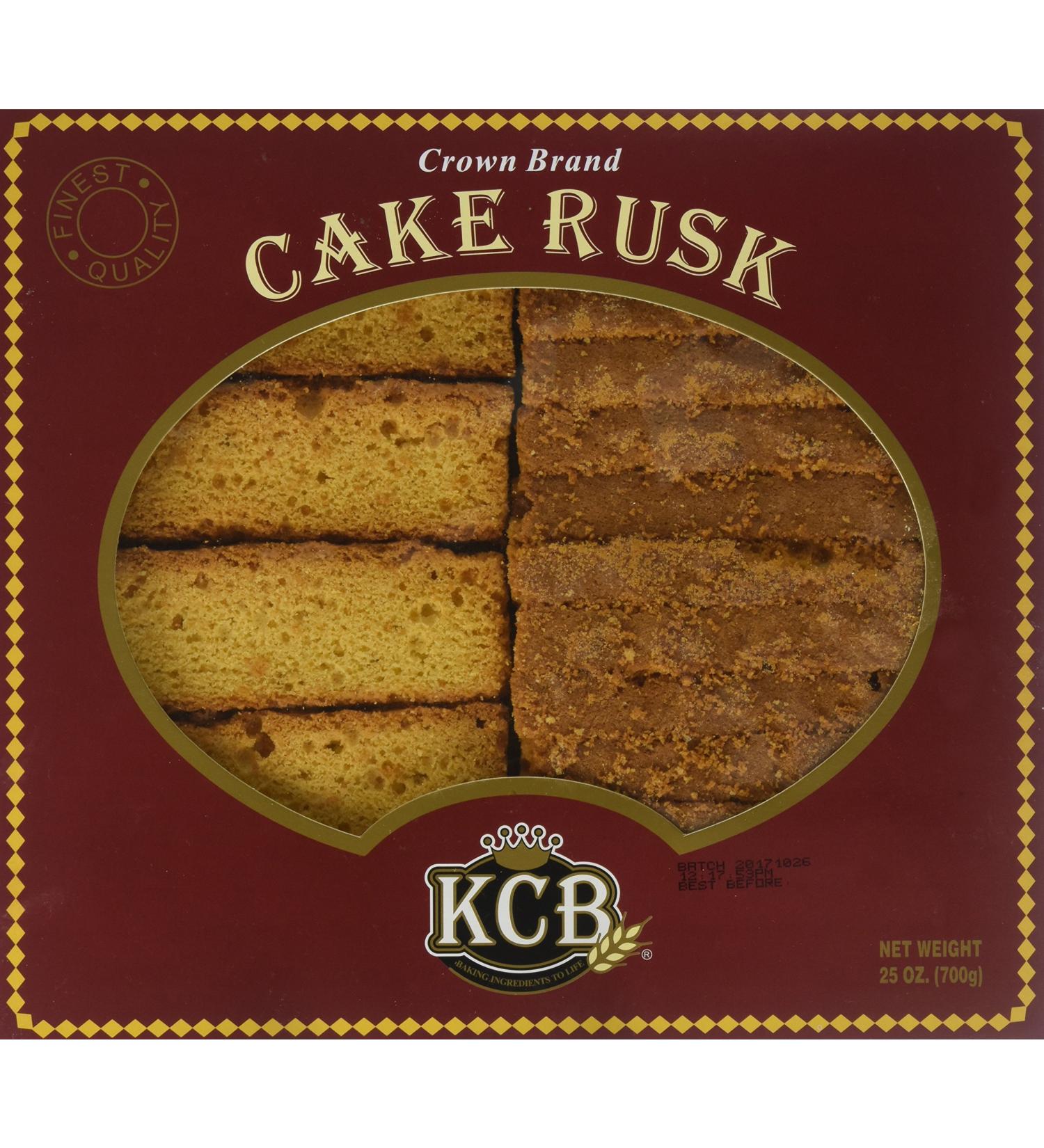 KCB Crown Cake Rusk 25oz - Delicious Crunchy Treat for Tea Time - Buy Online on GoSupps.com