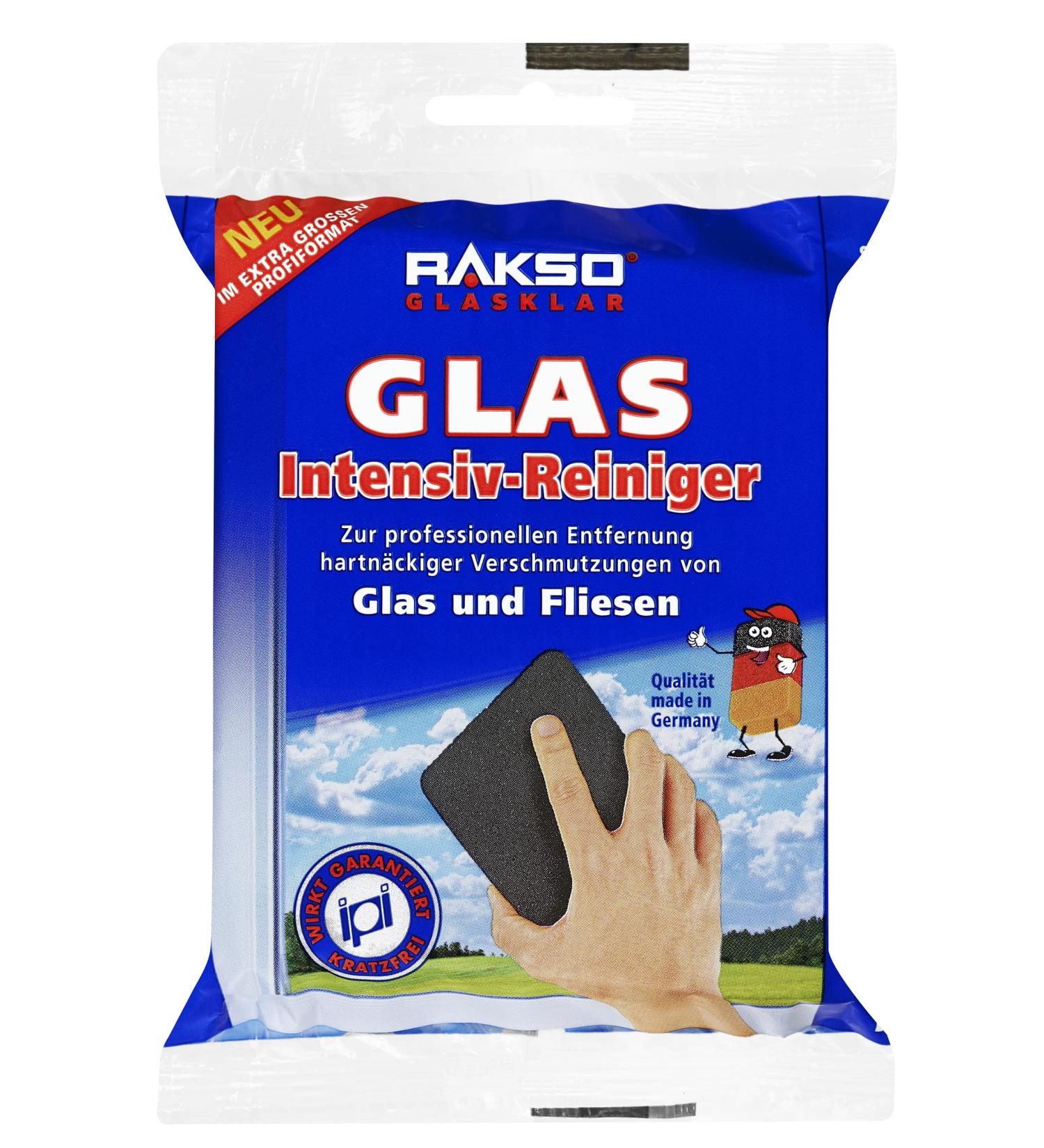 Rakso Glass Intensive Cleaner - Scratch-Free Stainless Steel Wool Disc for Glass & Tile Cleaning | 1 Piece - Buy Online on GoSupps.com