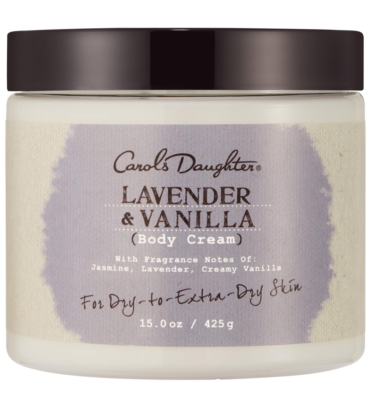 Carol's Daughter Lavender and Vanilla Body Cream for Dry Skin - 15 Oz - Buy Online on GoSupps.com