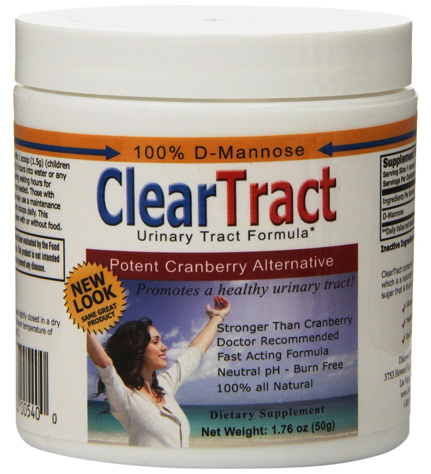 Cleartract D-Mannose Powder - 50g | UTI Support & Urinary Health - Buy Online on GoSupps.com