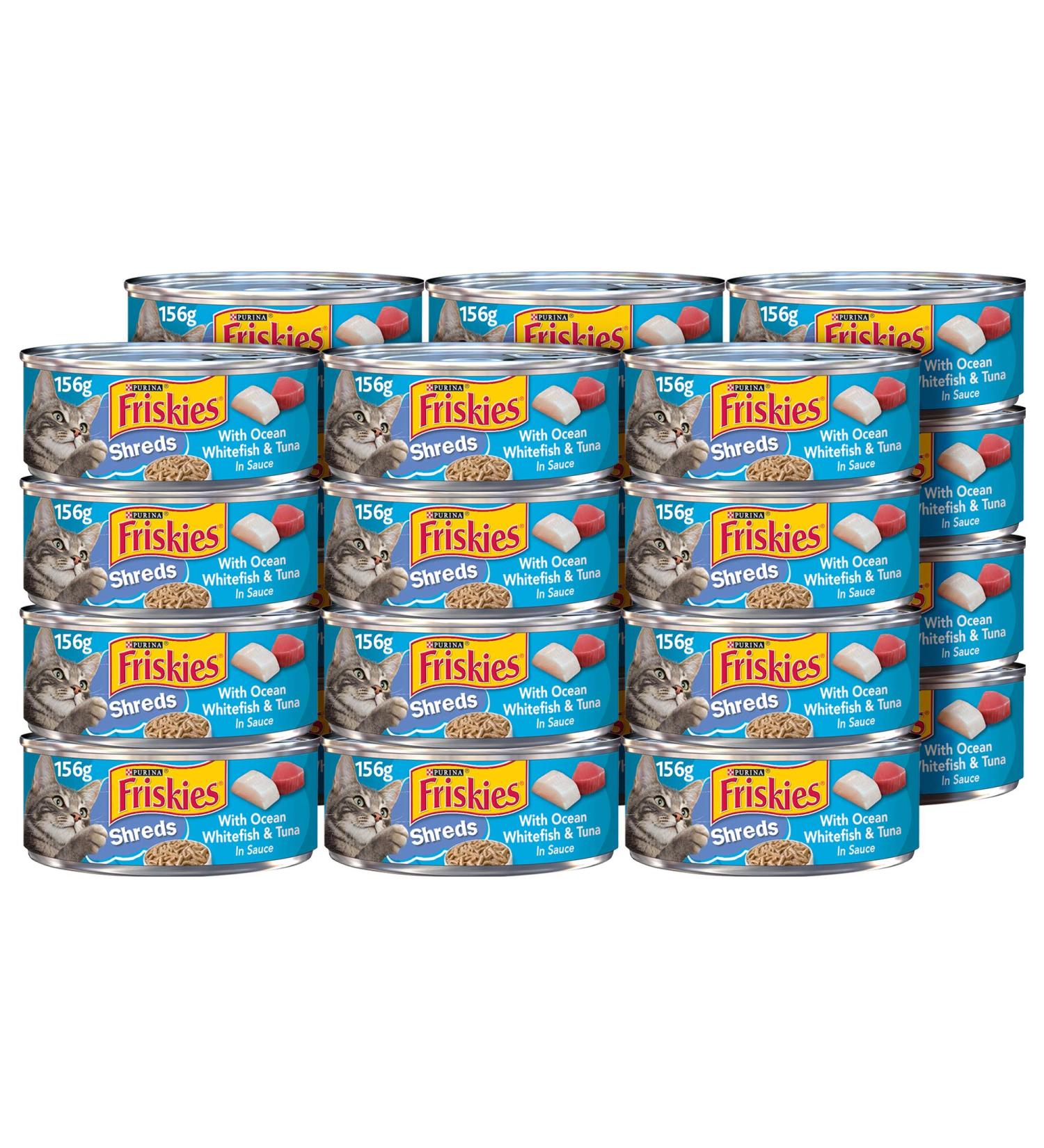Friskies Ocean Whitefish & Tuna Cat Food 5.5 oz. Cans (Pack of 24) - Buy Online on GoSupps.com